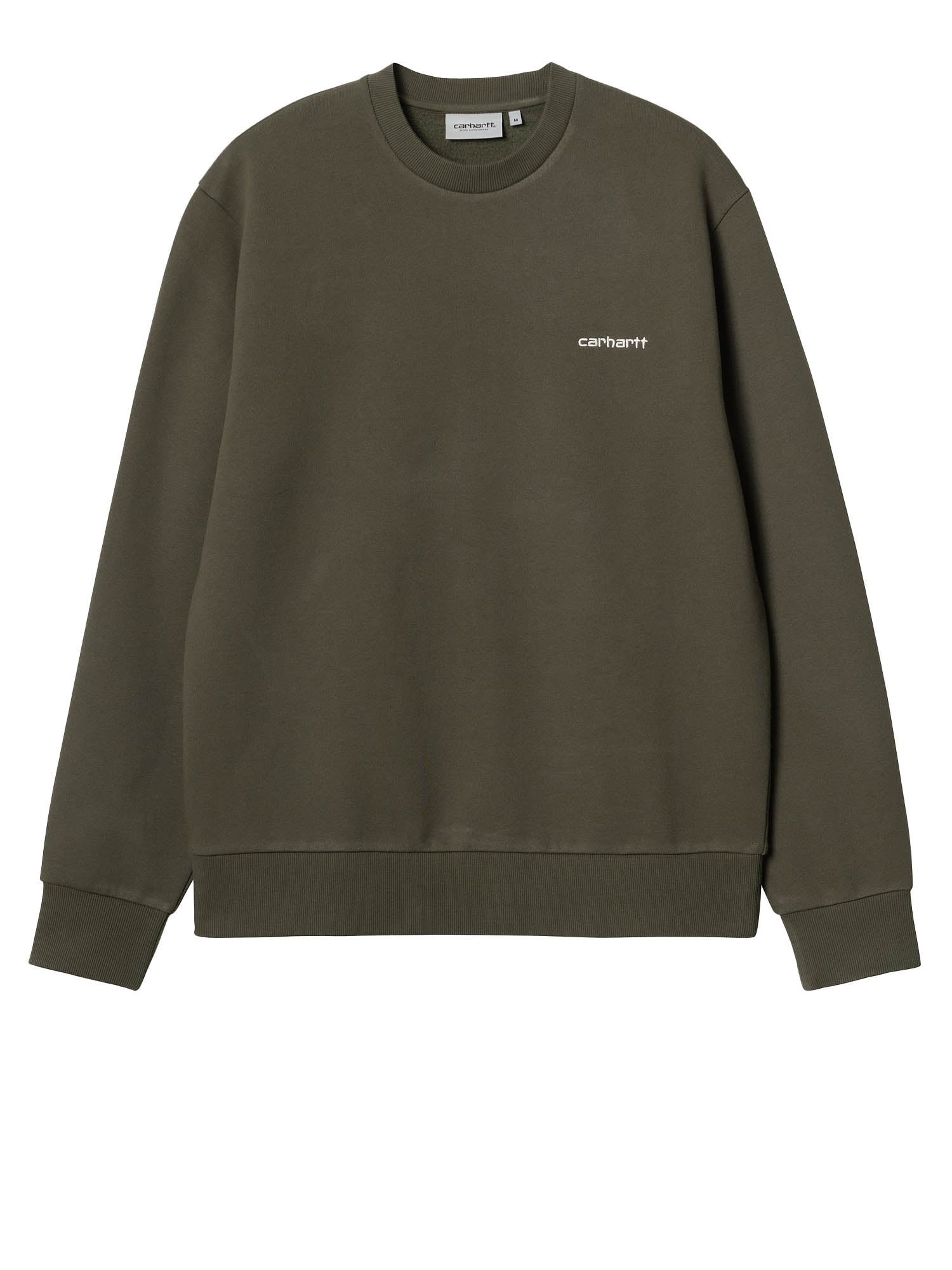 Carhartt Wip Script Embroidery Sweat Verde