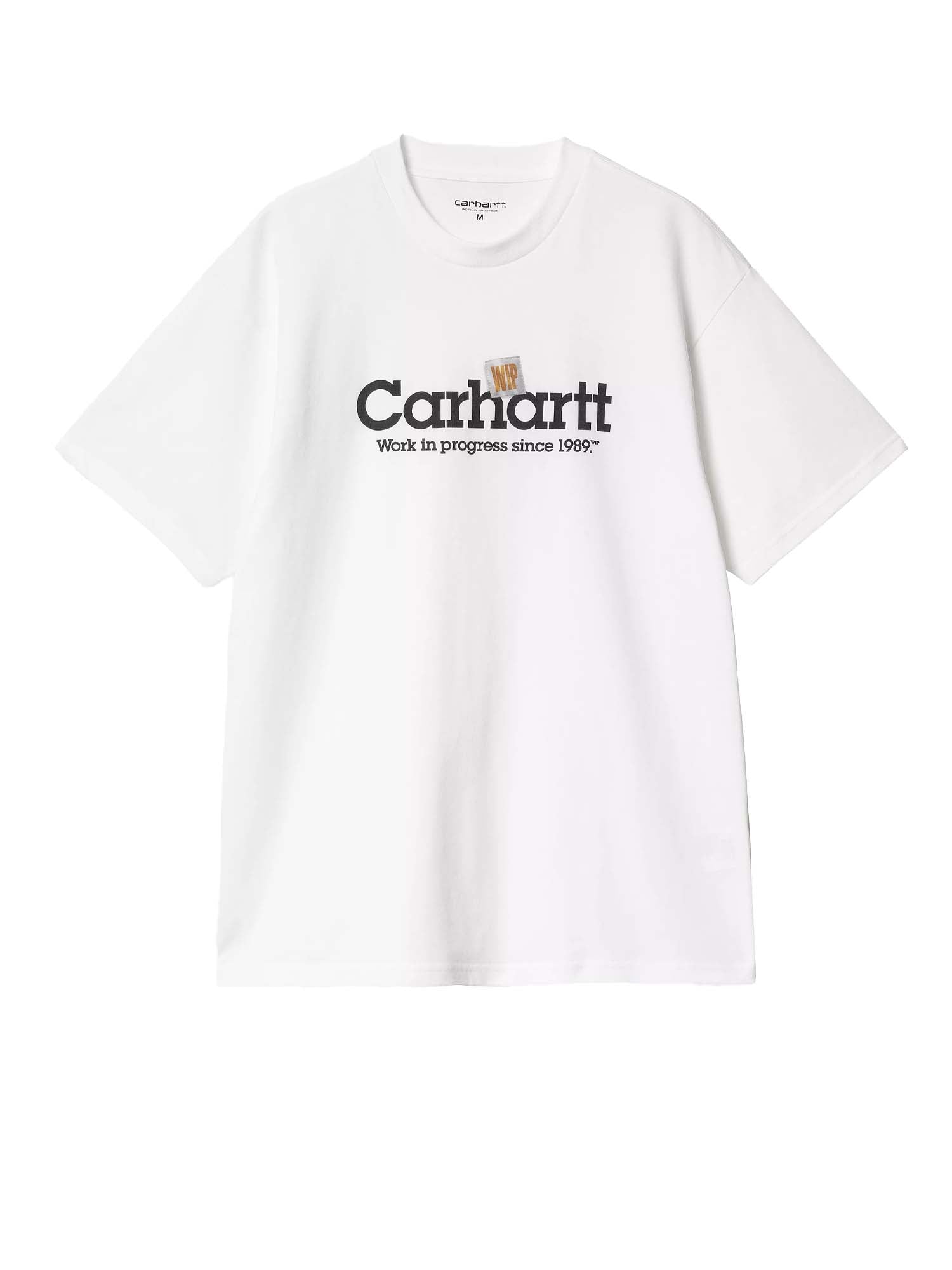 Carhartt Wip S/S American Script T-Shirt Bianco