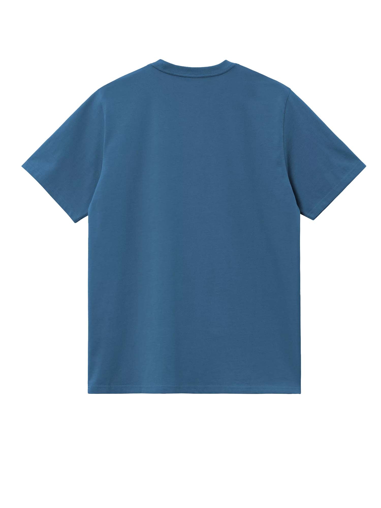 Carhartt Wip S/S American Script T-Shirt Blu