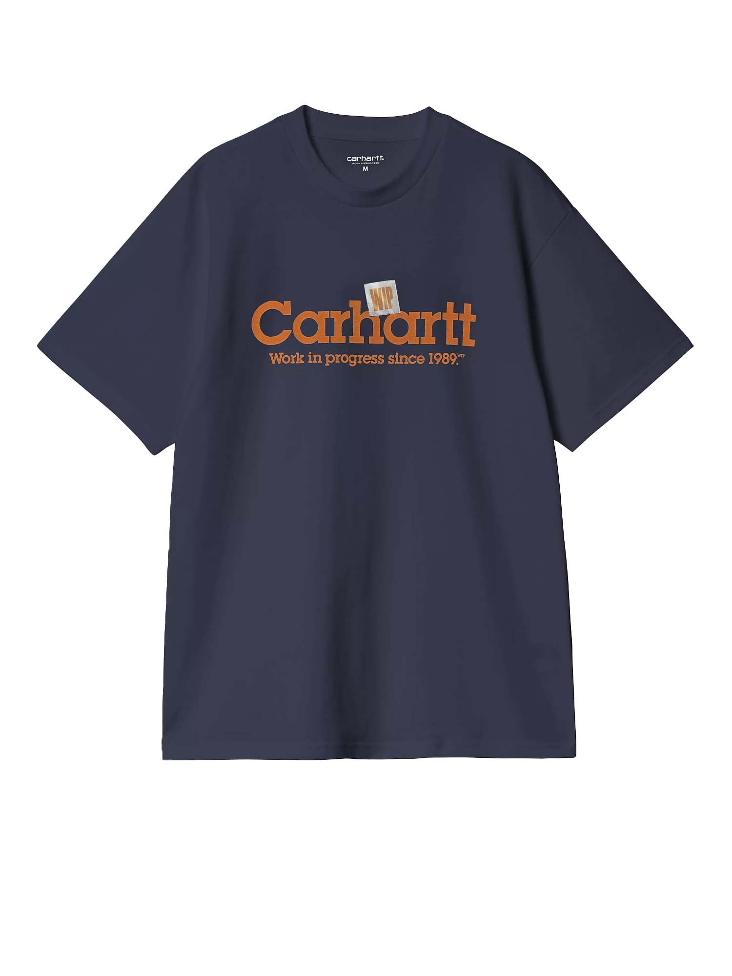 Carhartt Wip S/S American Script T-Shirt Blu