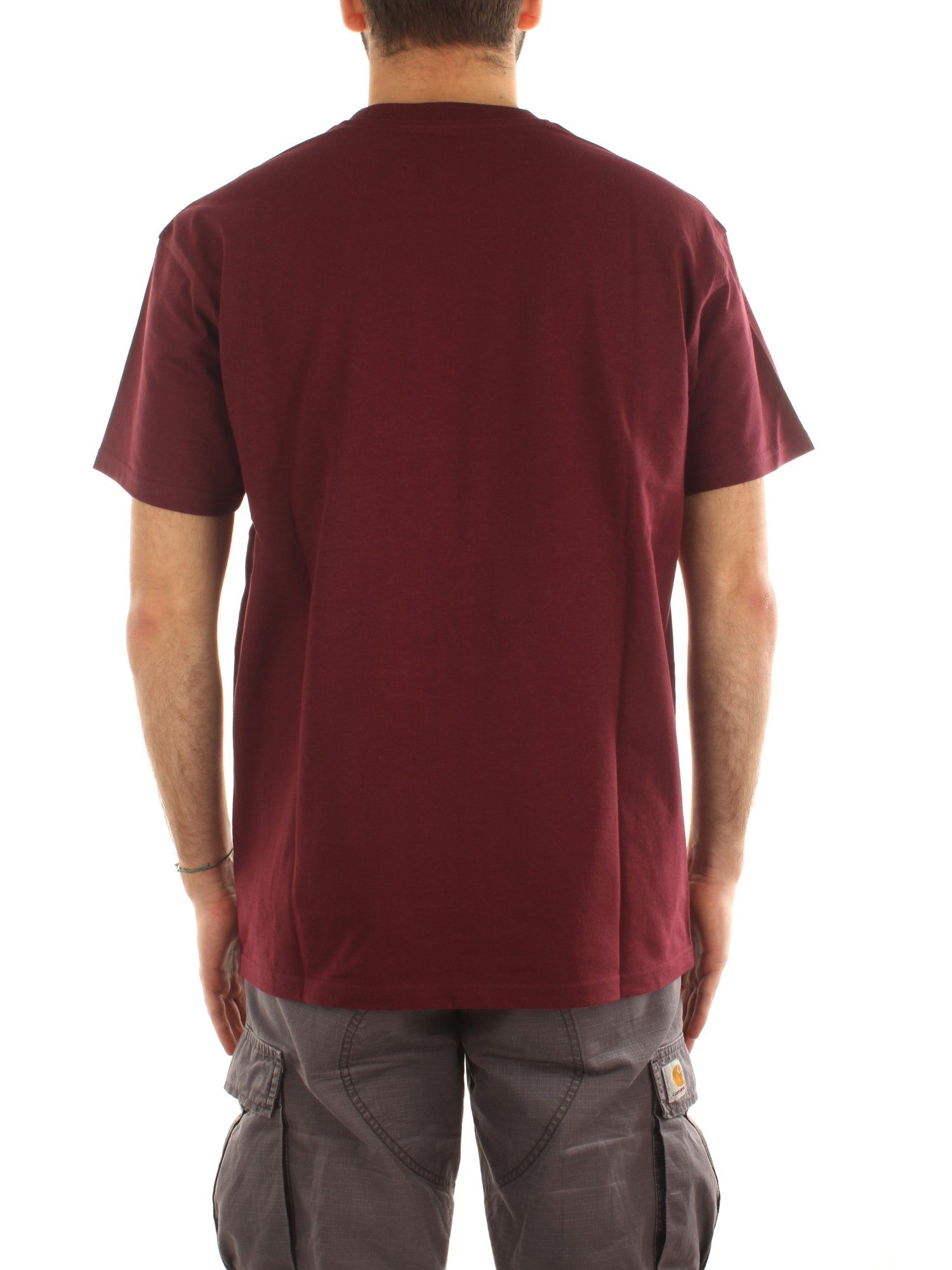 Carhartt Wip S/S American Script T-Shirt Rosso