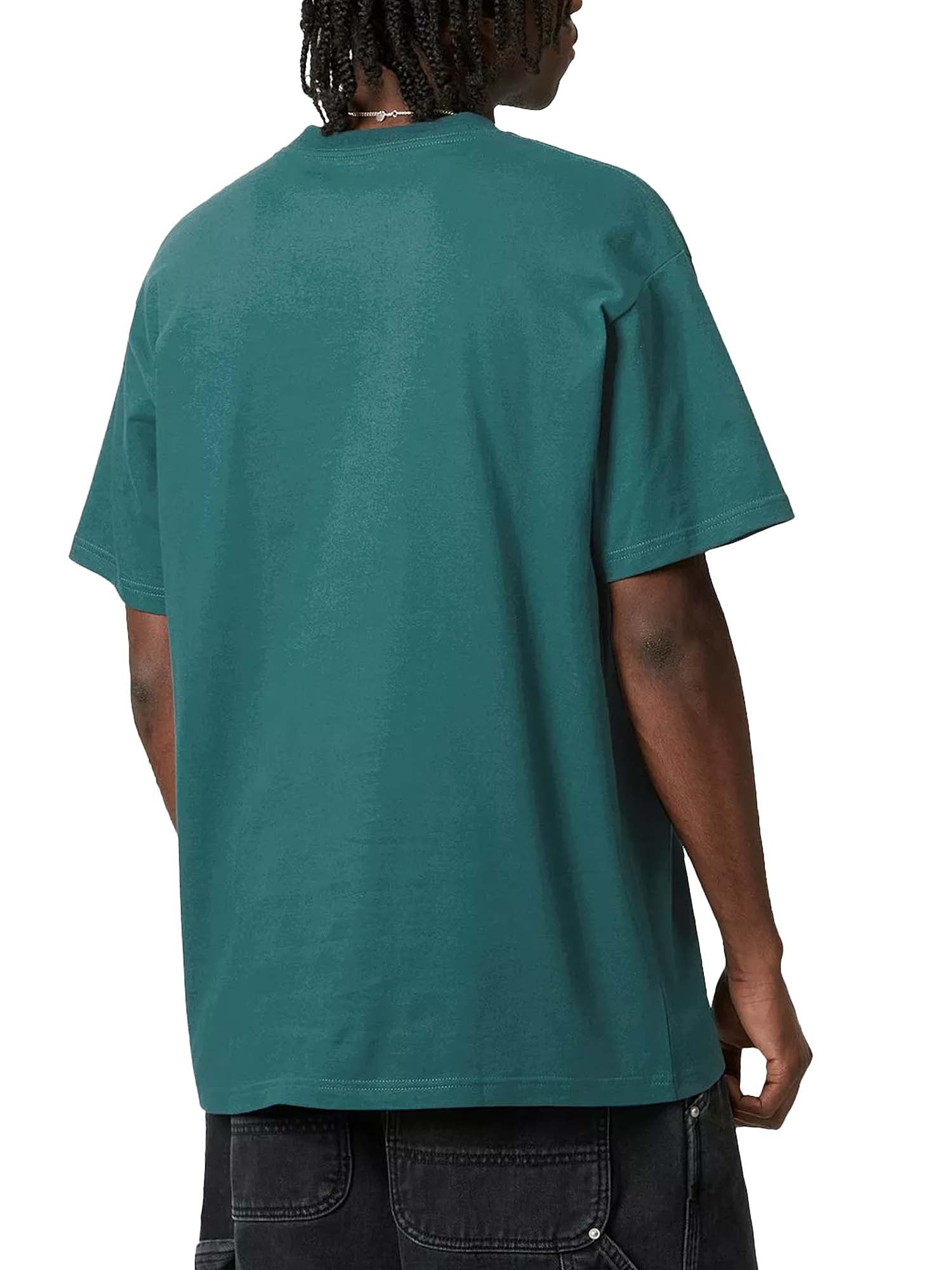 Carhartt Wip S/S American Script T-Shirt Verde