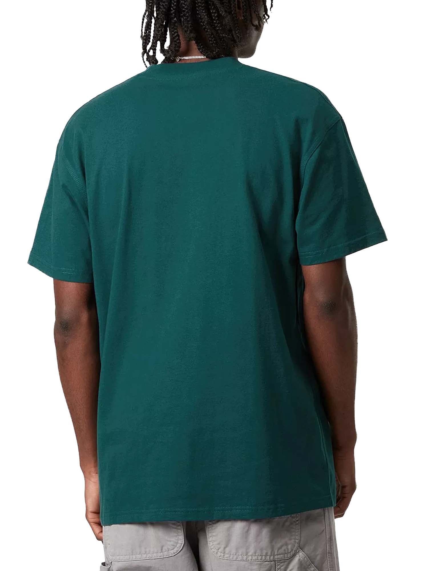 Carhartt Wip S/S American Script T-Shirt Verde