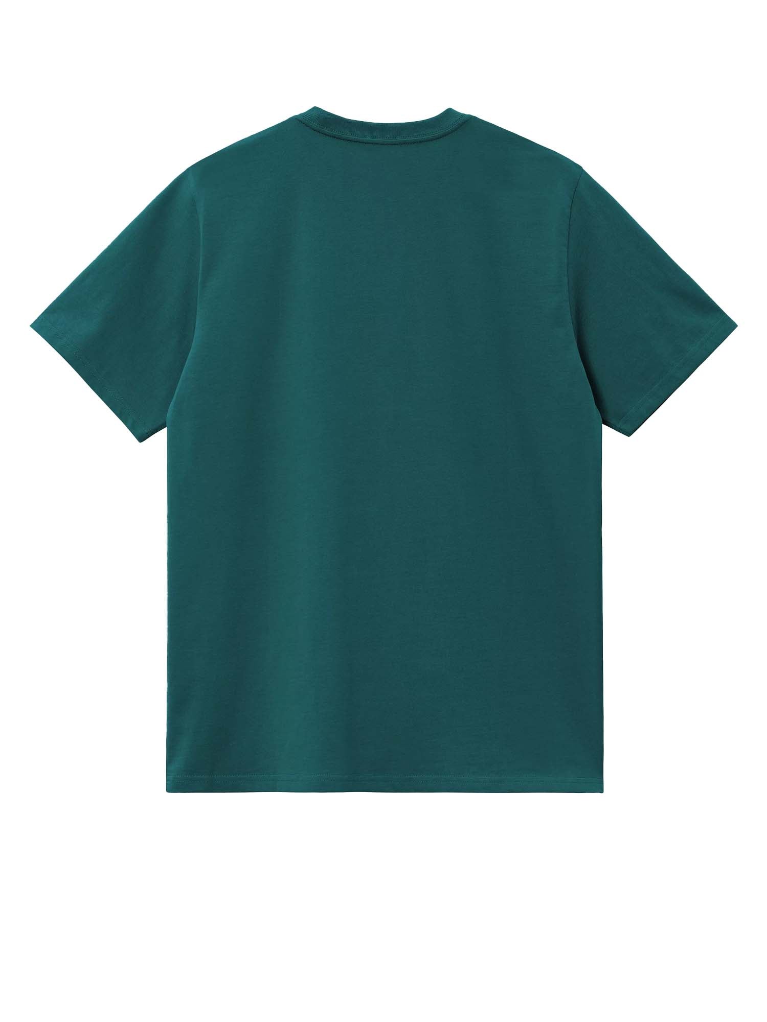 Carhartt Wip S/S American Script T-Shirt Verde