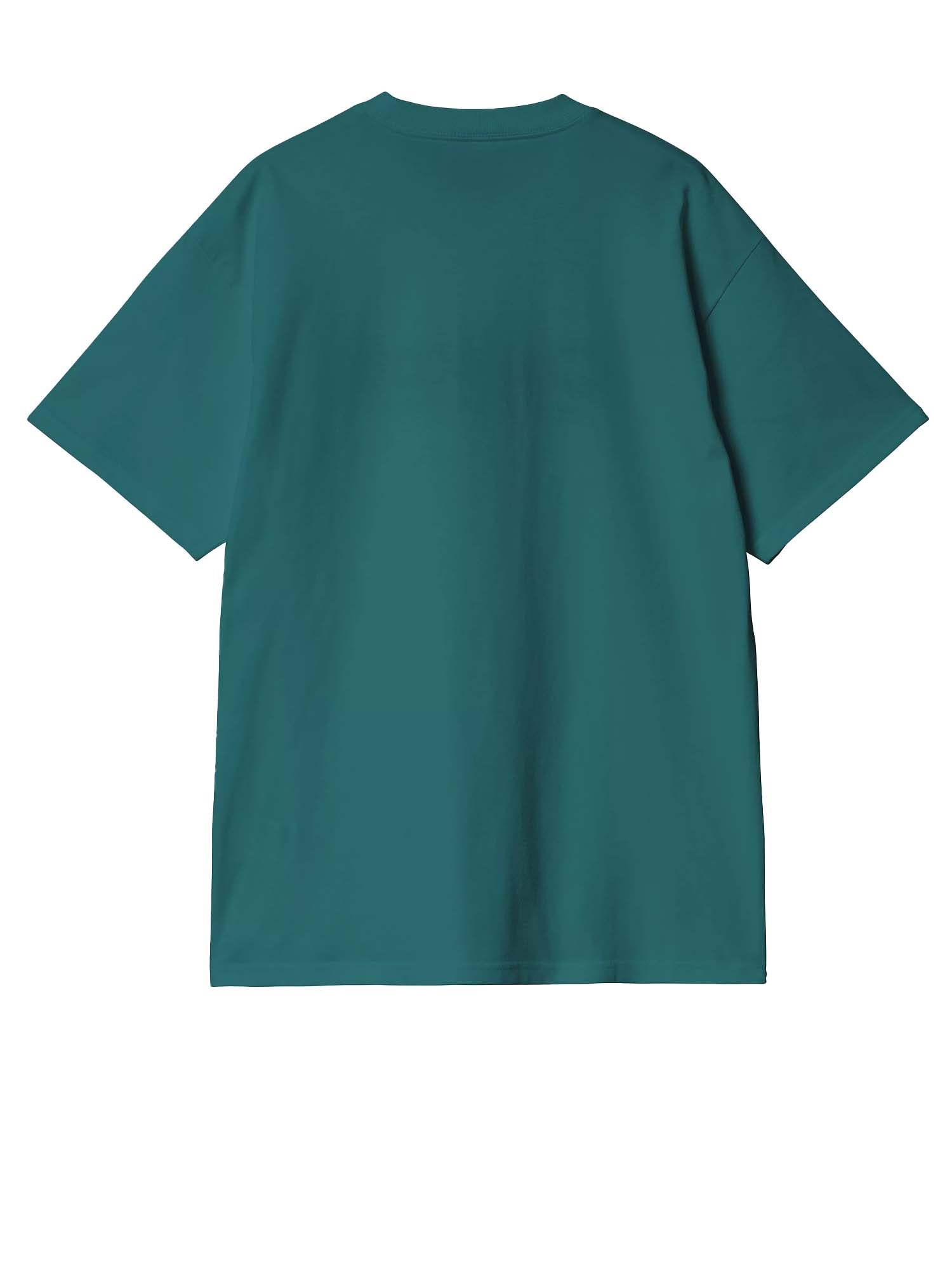 Carhartt Wip S/S American Script T-Shirt Verde