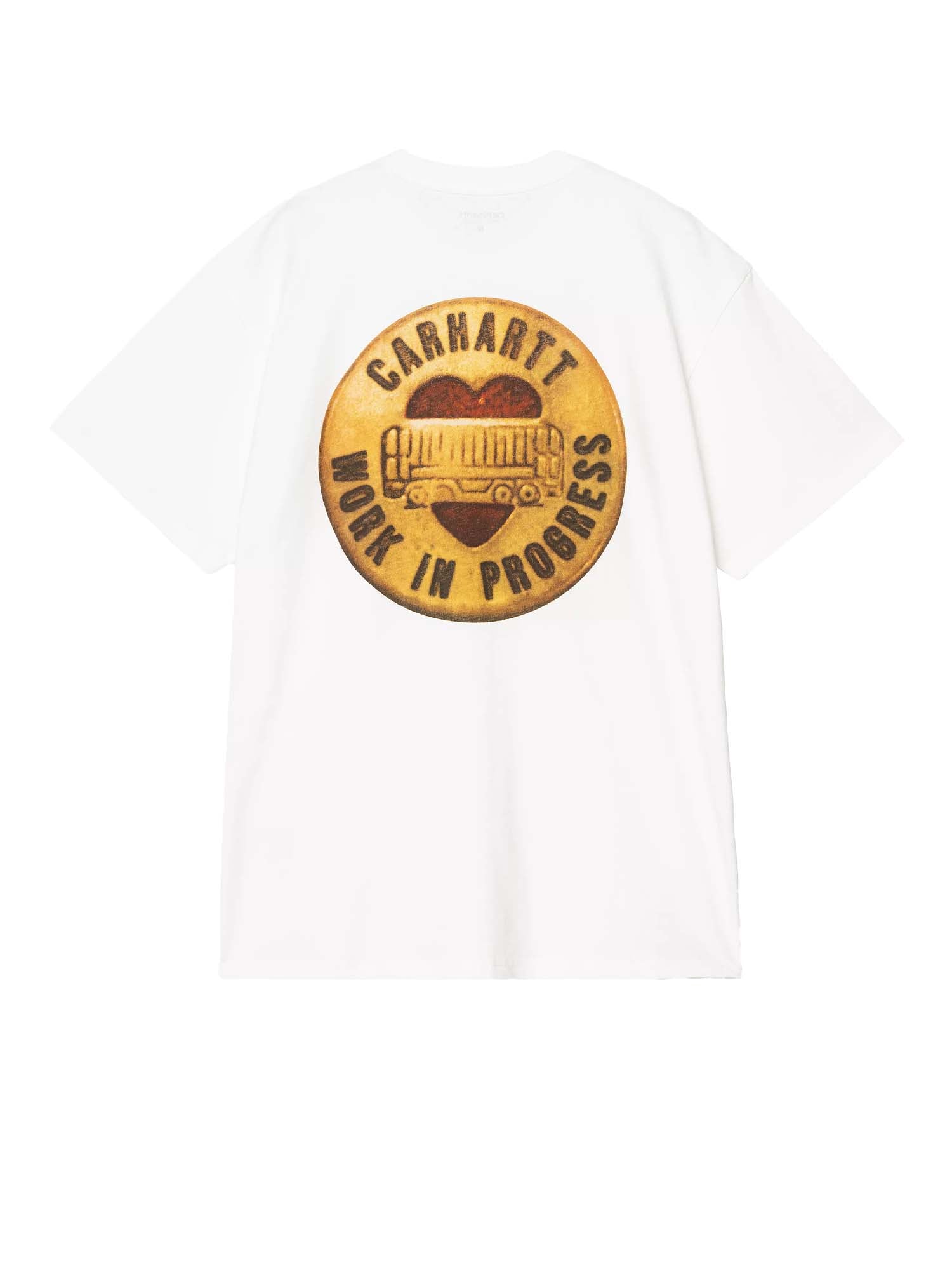 Carhartt Wip S/S Button T-Shirt Bianco