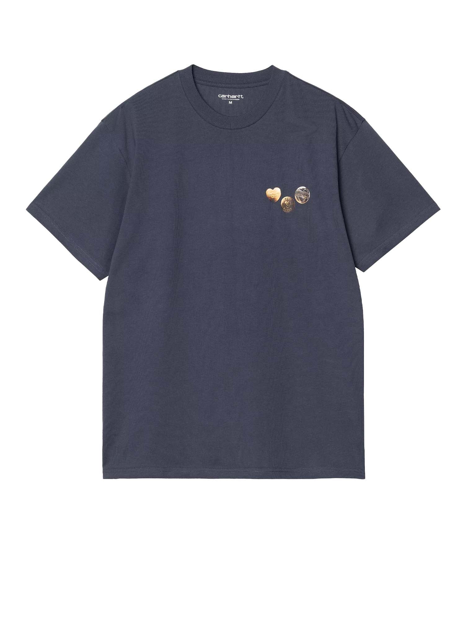 Carhartt Wip S/S Button T-Shirt Blu