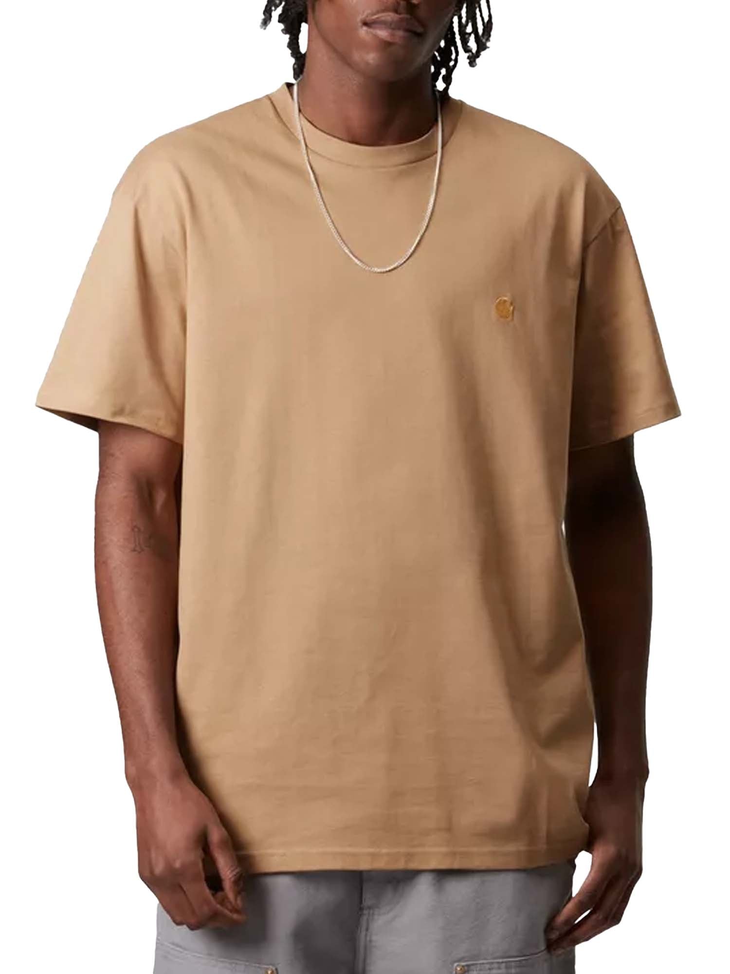 Carhartt Wip S/S Chase T-Shirt Beige