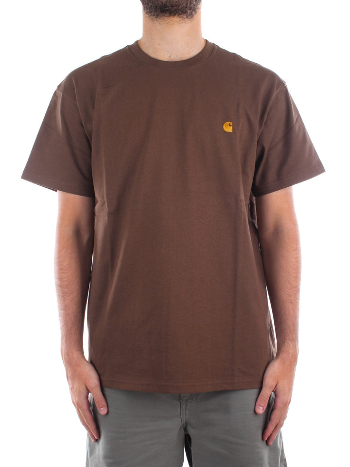 Carhartt Wip S/S Chase T-Shirt Marrone