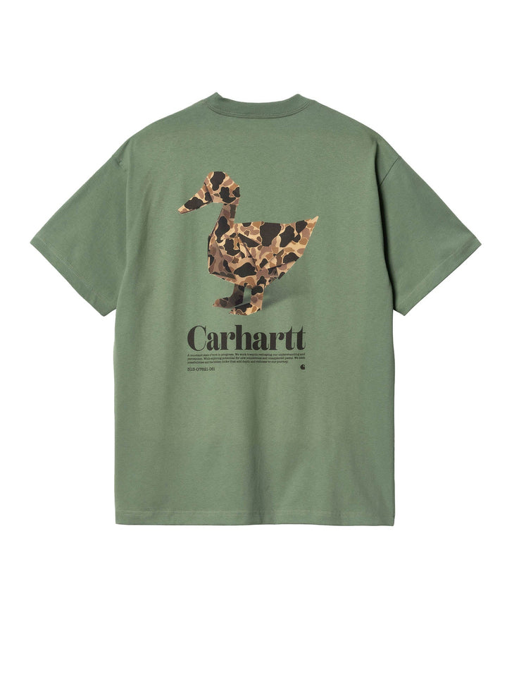 Carhartt Wip S/S Fold Duck T-Shirt Verde