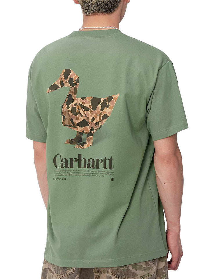 Carhartt Wip S/S Fold Duck T-Shirt Verde