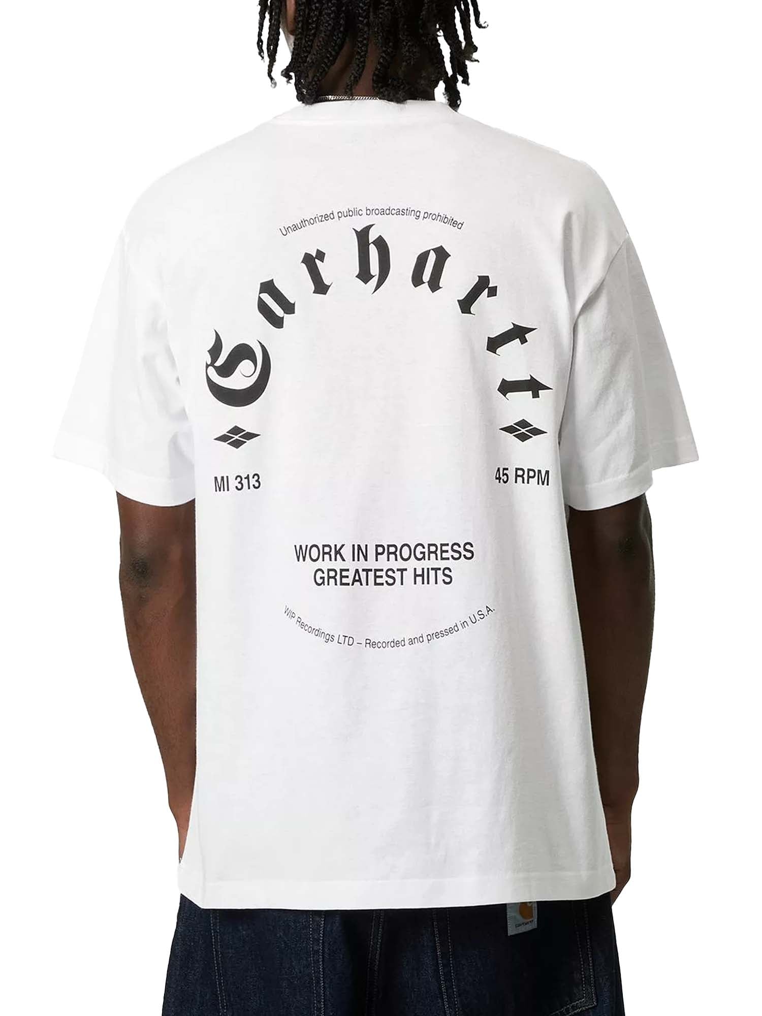 Carhartt Wip S/S Greatest Hits T-Shirt Bianco