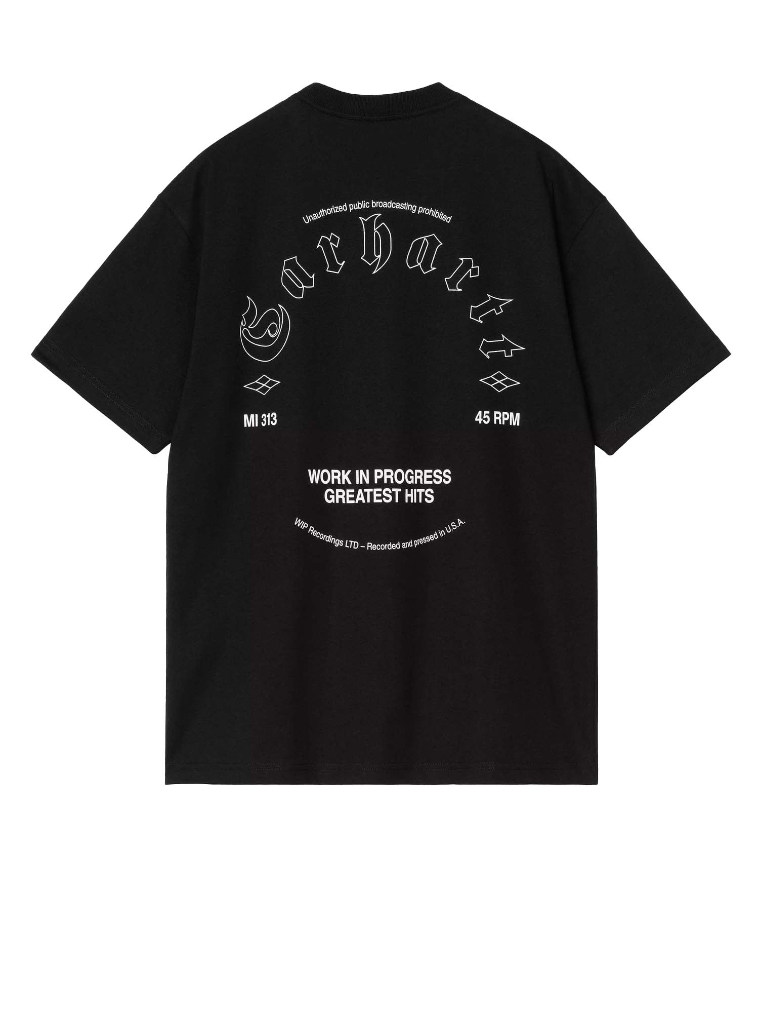 Carhartt Wip S/S Greatest Hits T-Shirt Nero