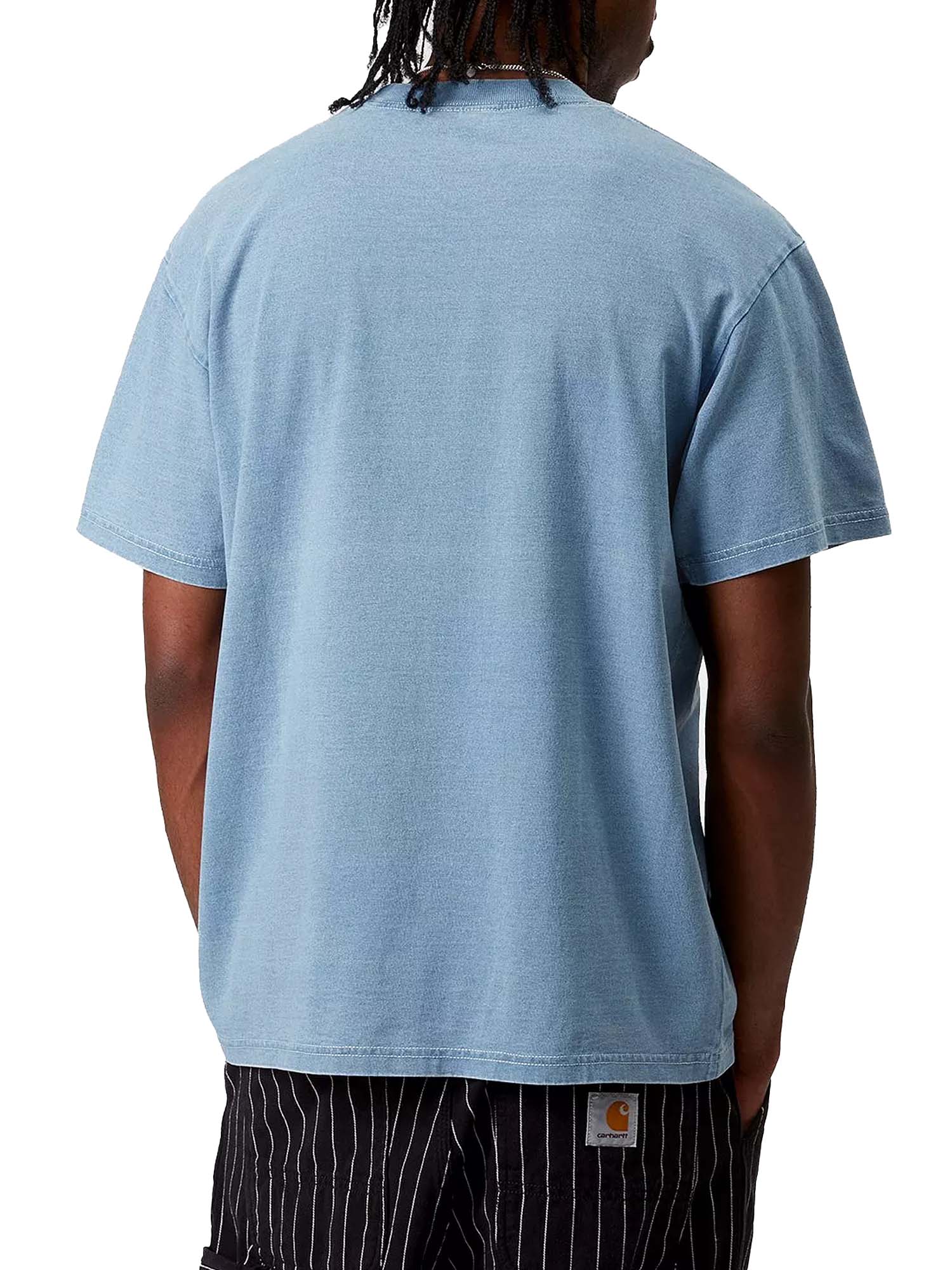 Carhartt Wip S/S Ingo Pocket T-Shirt Azzurro