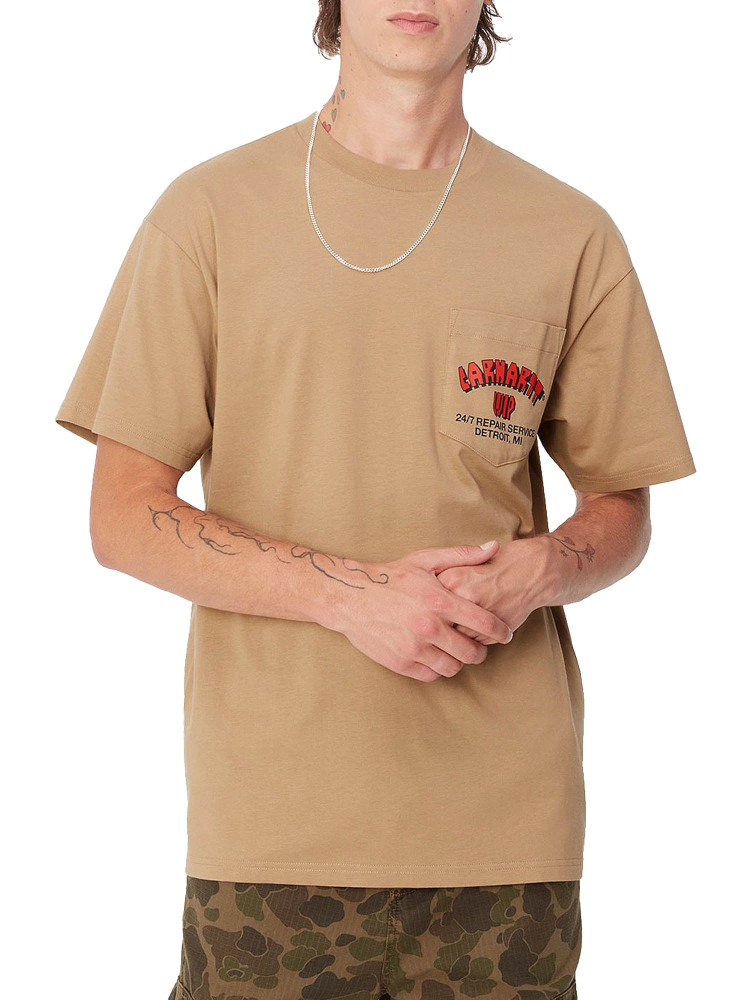 Carhartt Wip S/S Super Tired T-Shirt Beige