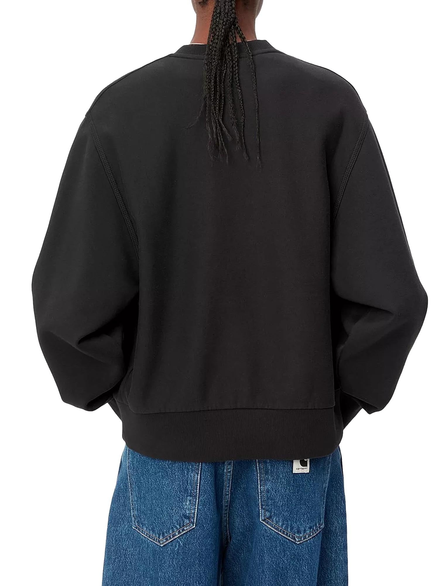 Carhartt Wip W' American Script Sweatshirt Nero