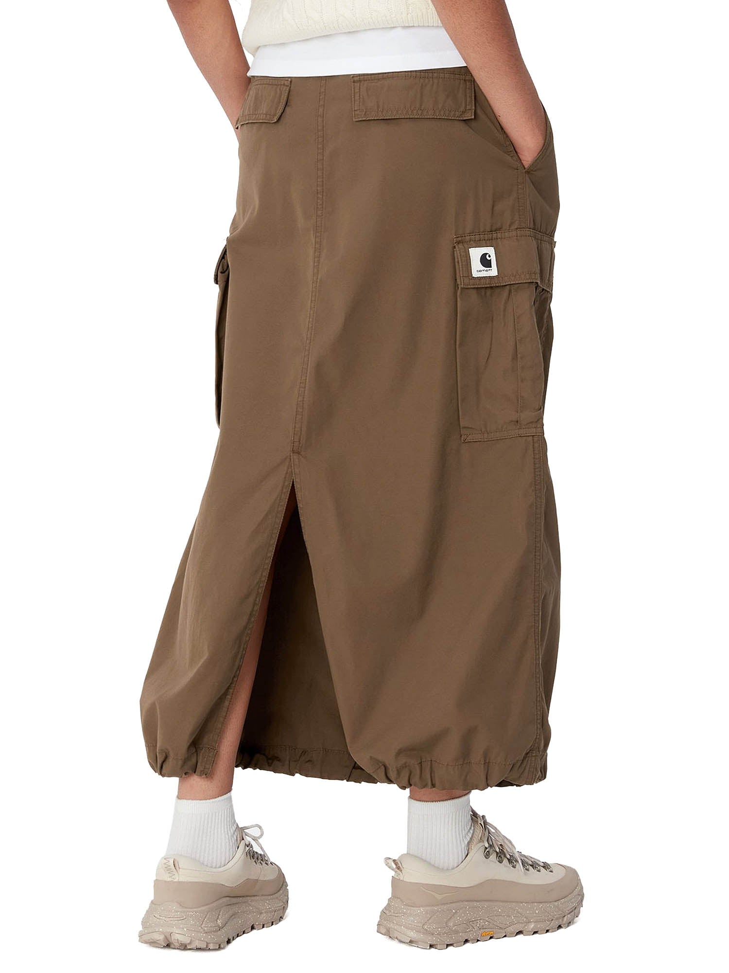 Carhartt Wip W' Cargo Skirt Long Marrone