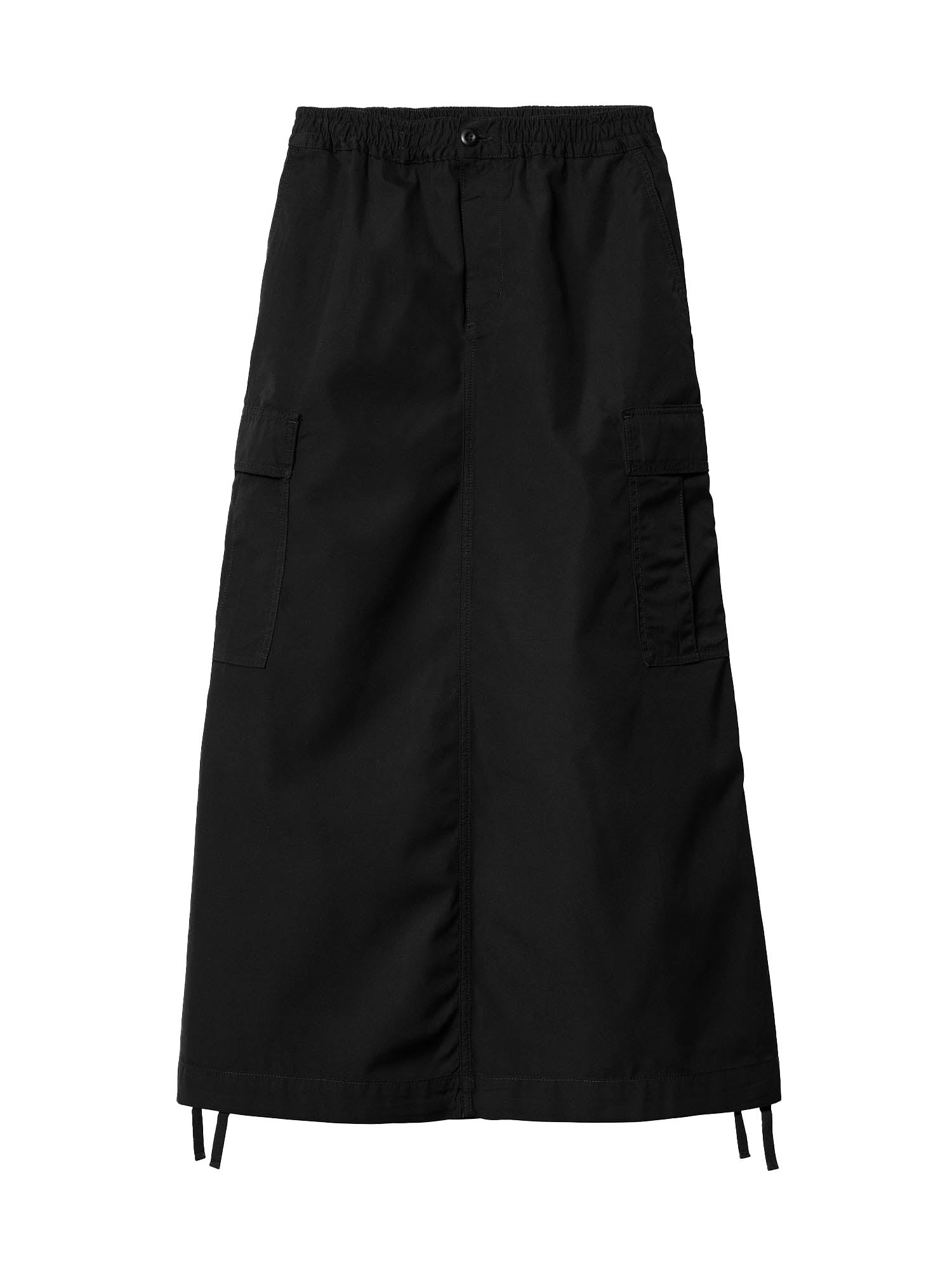 Carhartt Wip W' Cargo Skirt Long Nero