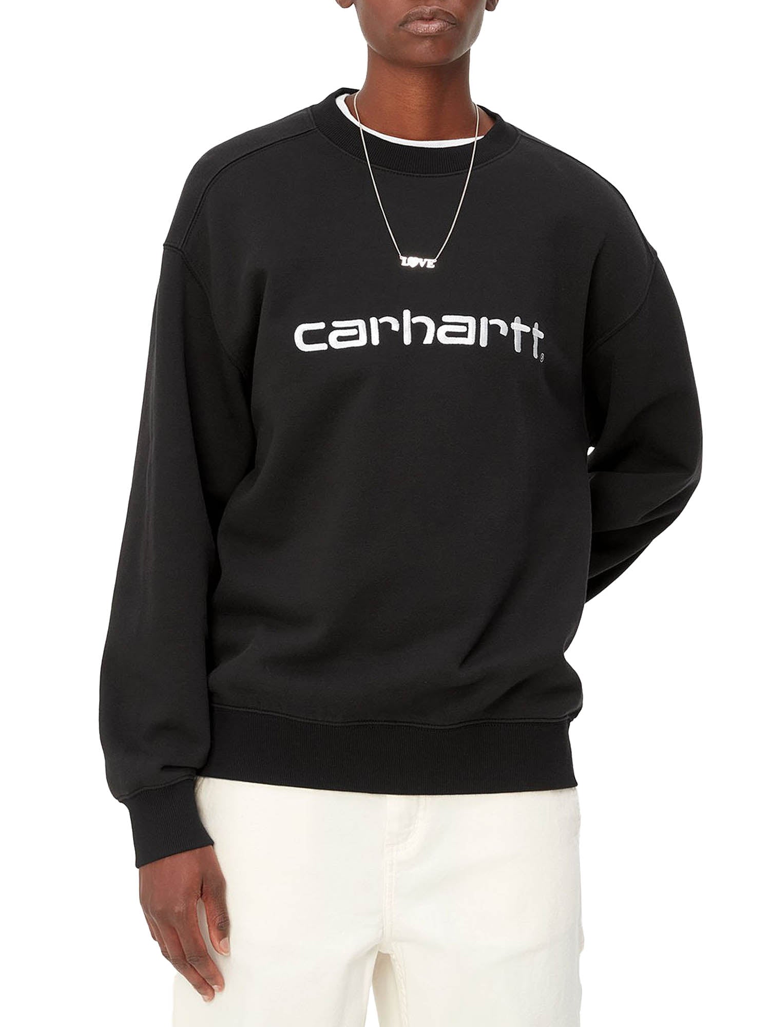 Carhartt Wip W' Carhartt Sweatshirt Nero