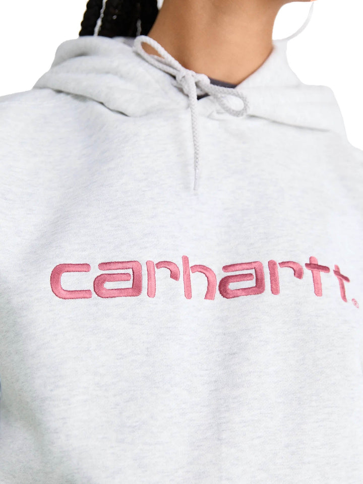 Carhartt Wip W' Hooded Carhartt Sweatshirt Grigio