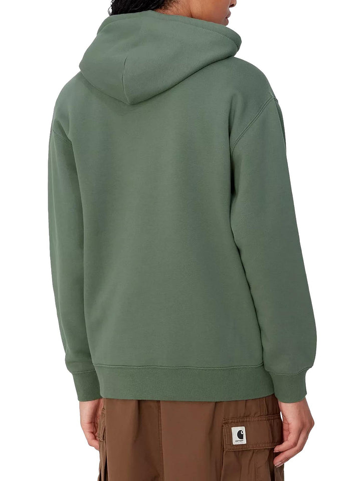 Carhartt Wip W' Hooded Carhartt Sweatshirt Verde