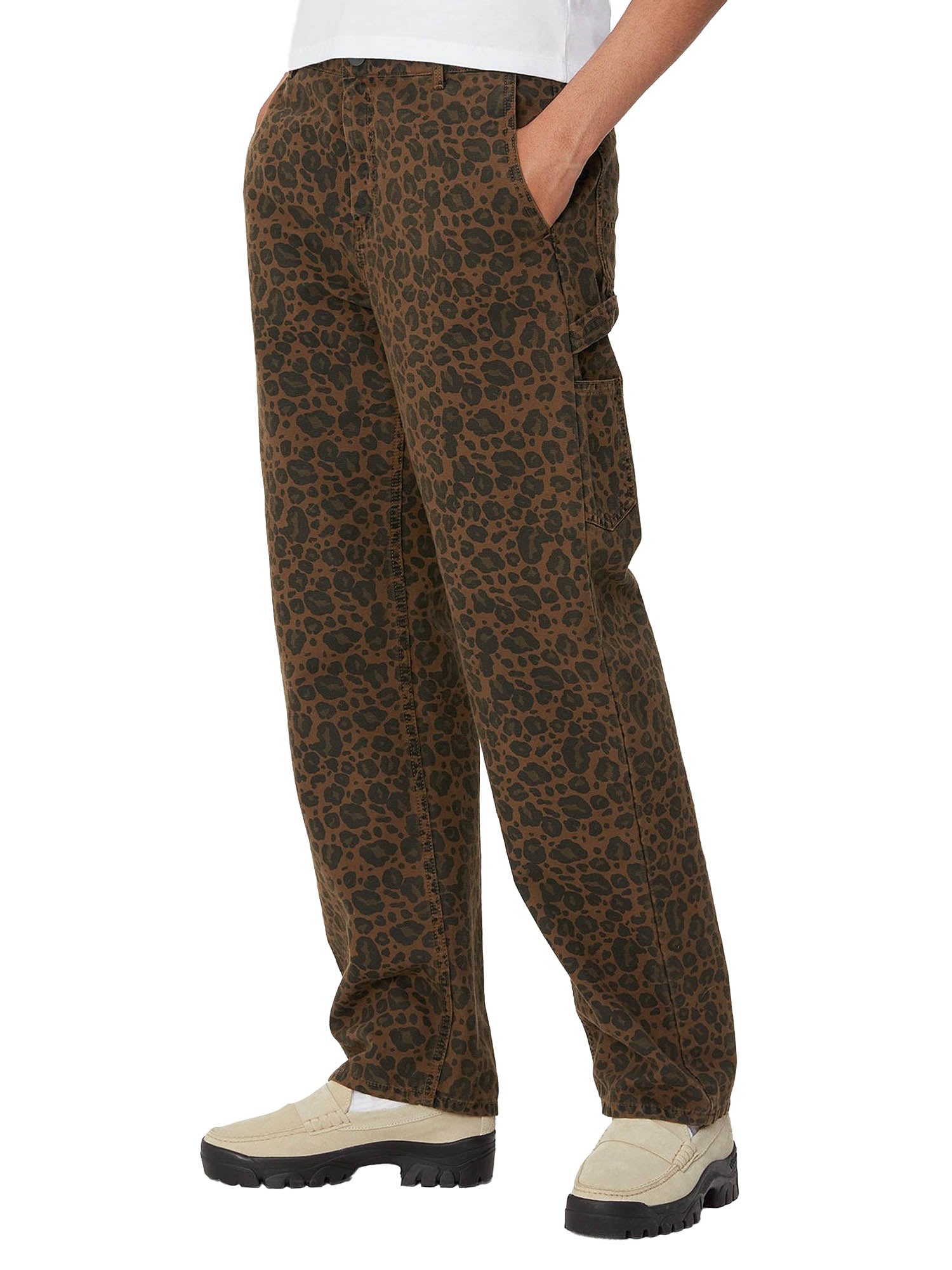 Carhartt Wip W' Leo Pierce Pant Straight Marrone