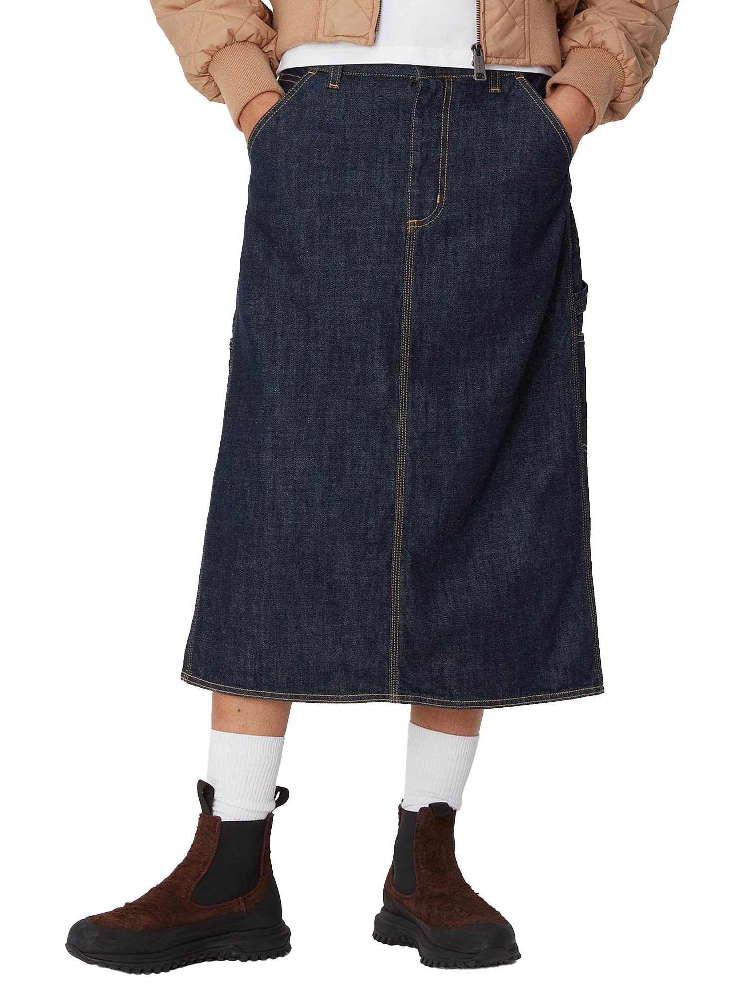 Carhartt Wip W' Single Knee Skirt Blu