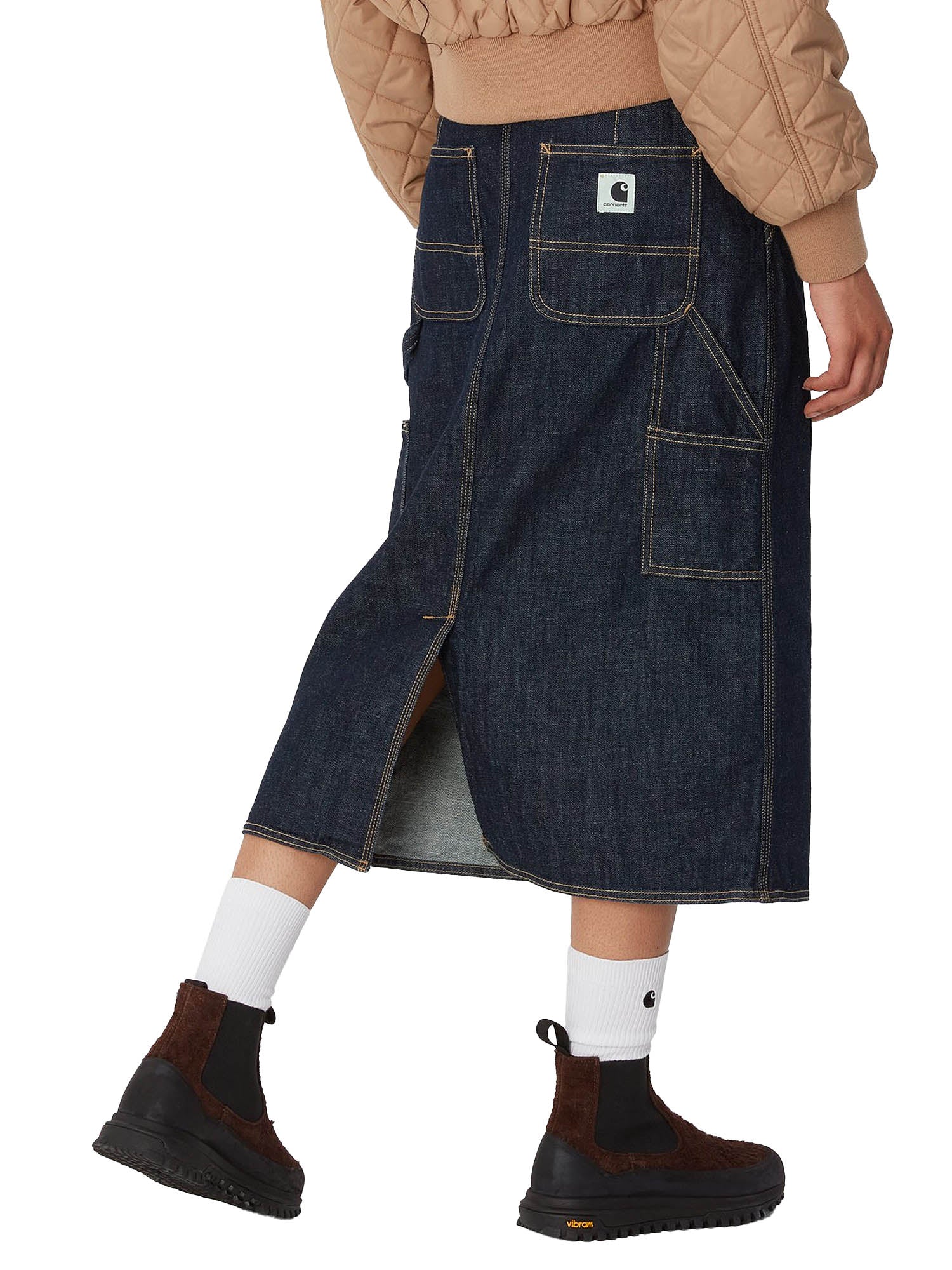 Carhartt Wip W' Single Knee Skirt Blu