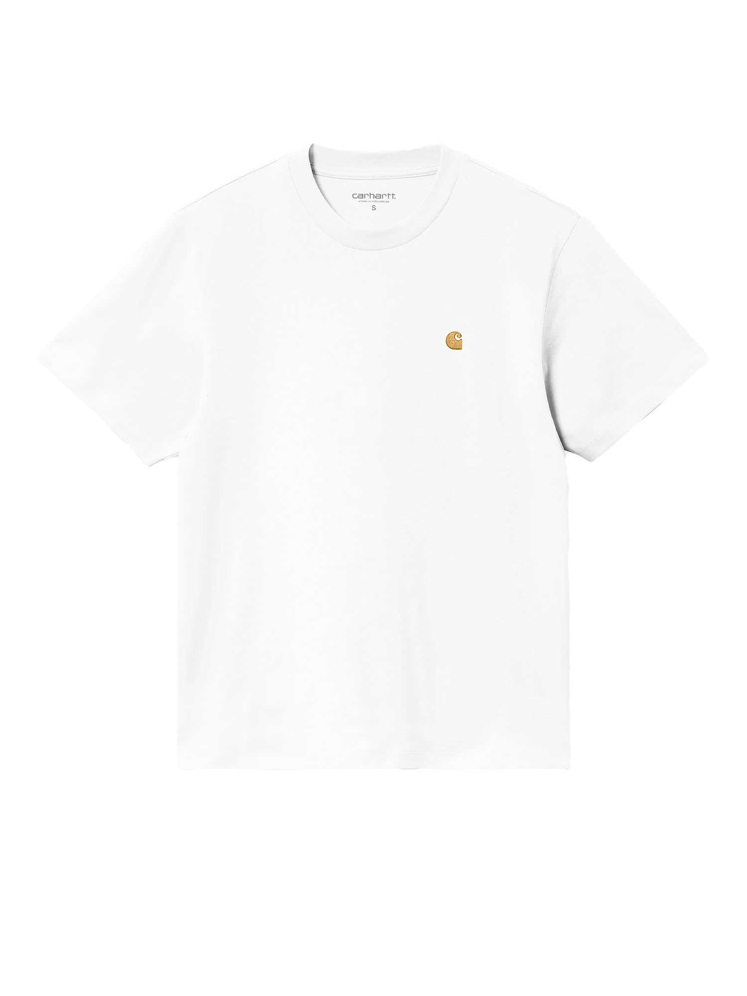 Carhartt Wip W' S/S Chase T-Shirt Bianco