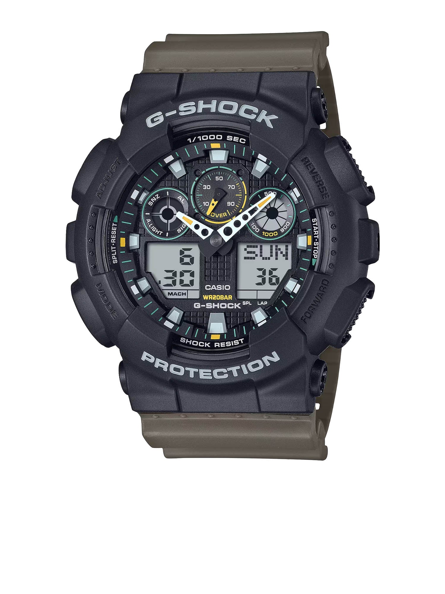 Casio G-shock Orologio GA-100TU-1A Nero