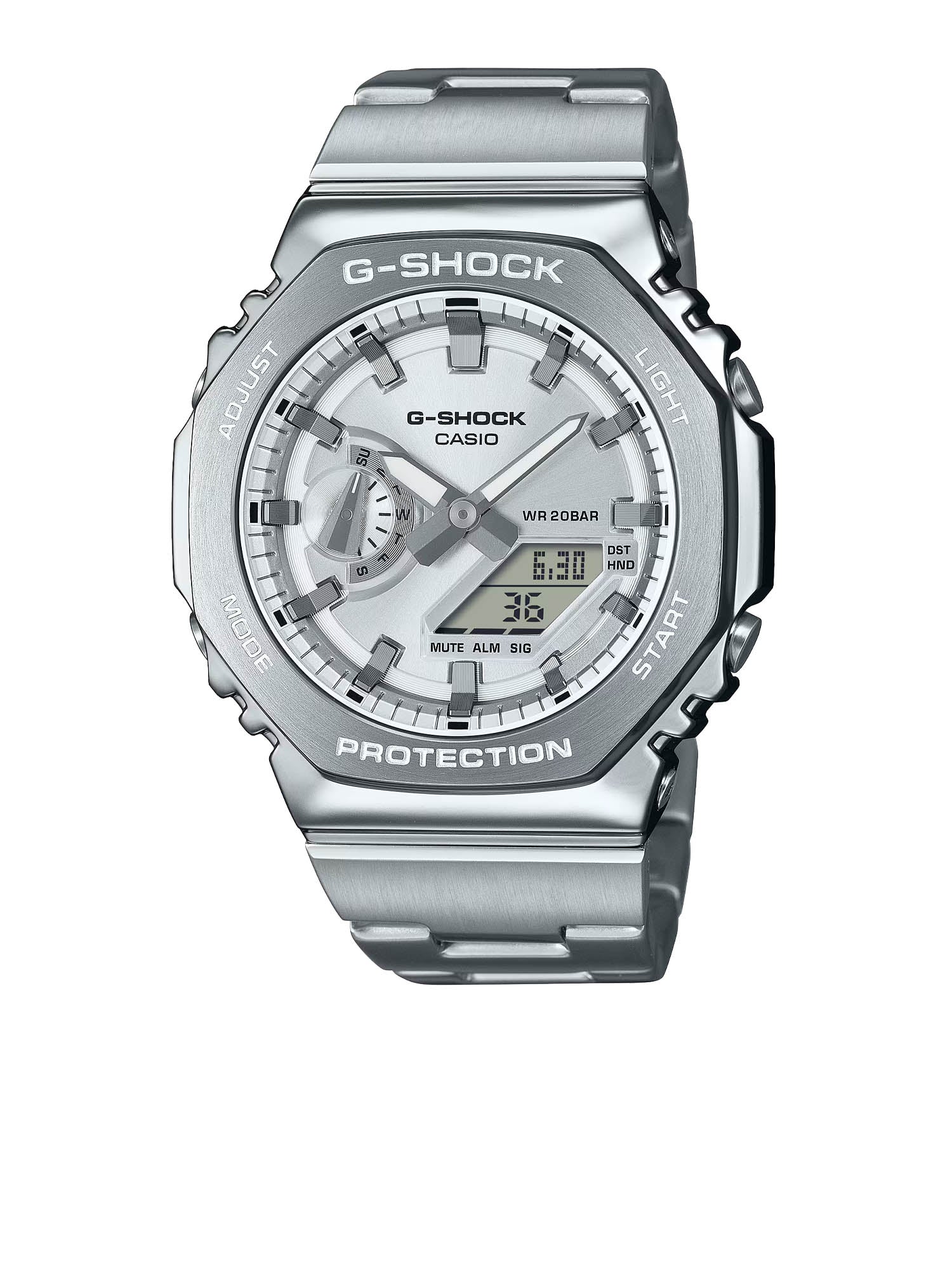 Casio G-shock Orologio GM-2110D-7A Argento