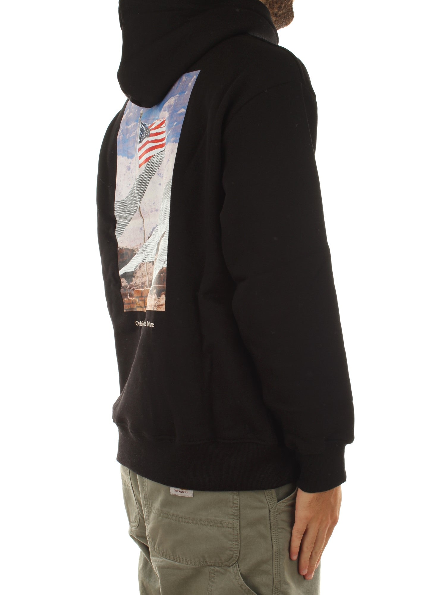 Cat Wwr Stars And Stripes Hoodie Nero