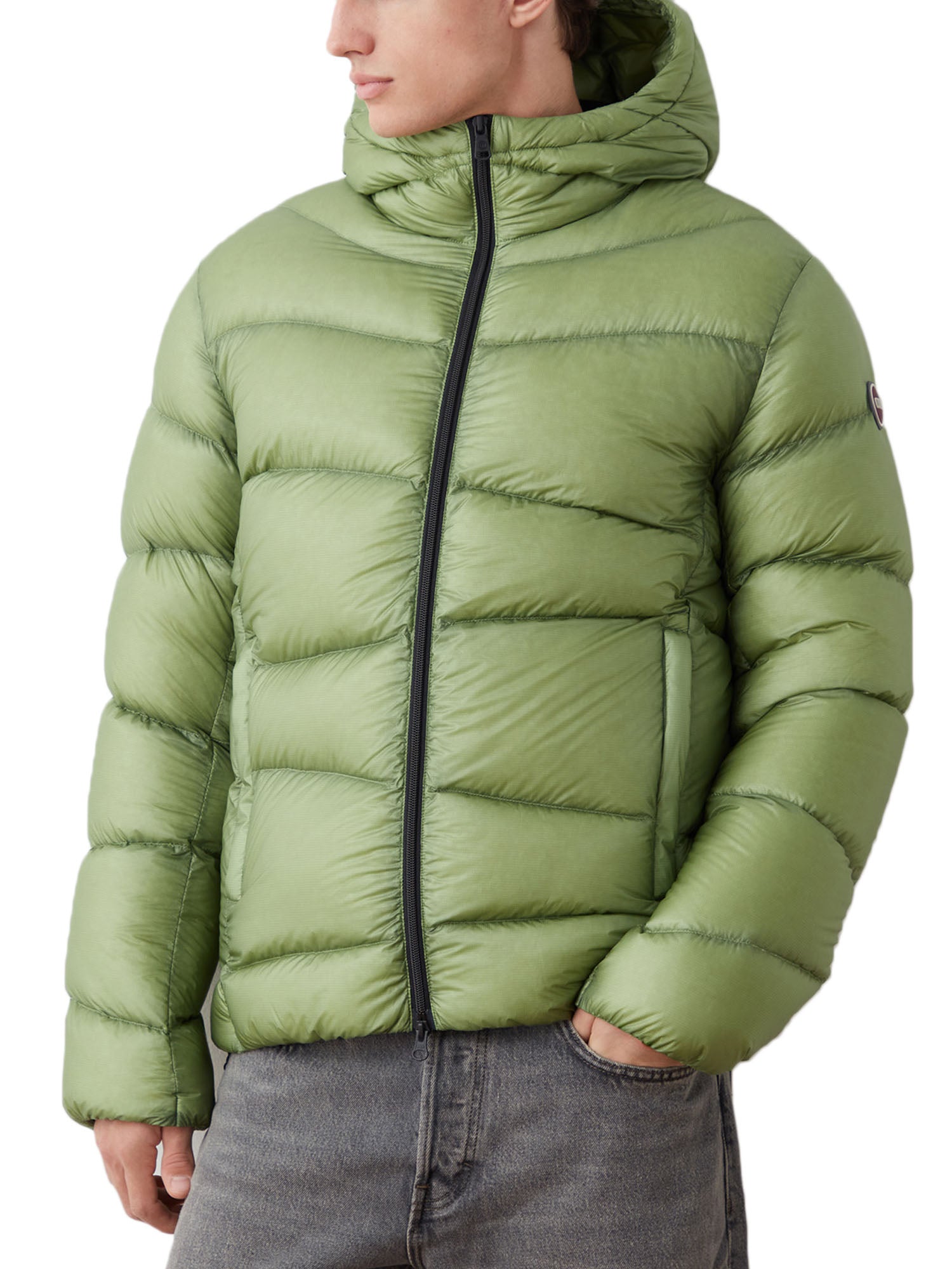 Colmar Piumino ad Onde in Nylon Ripstop Verde