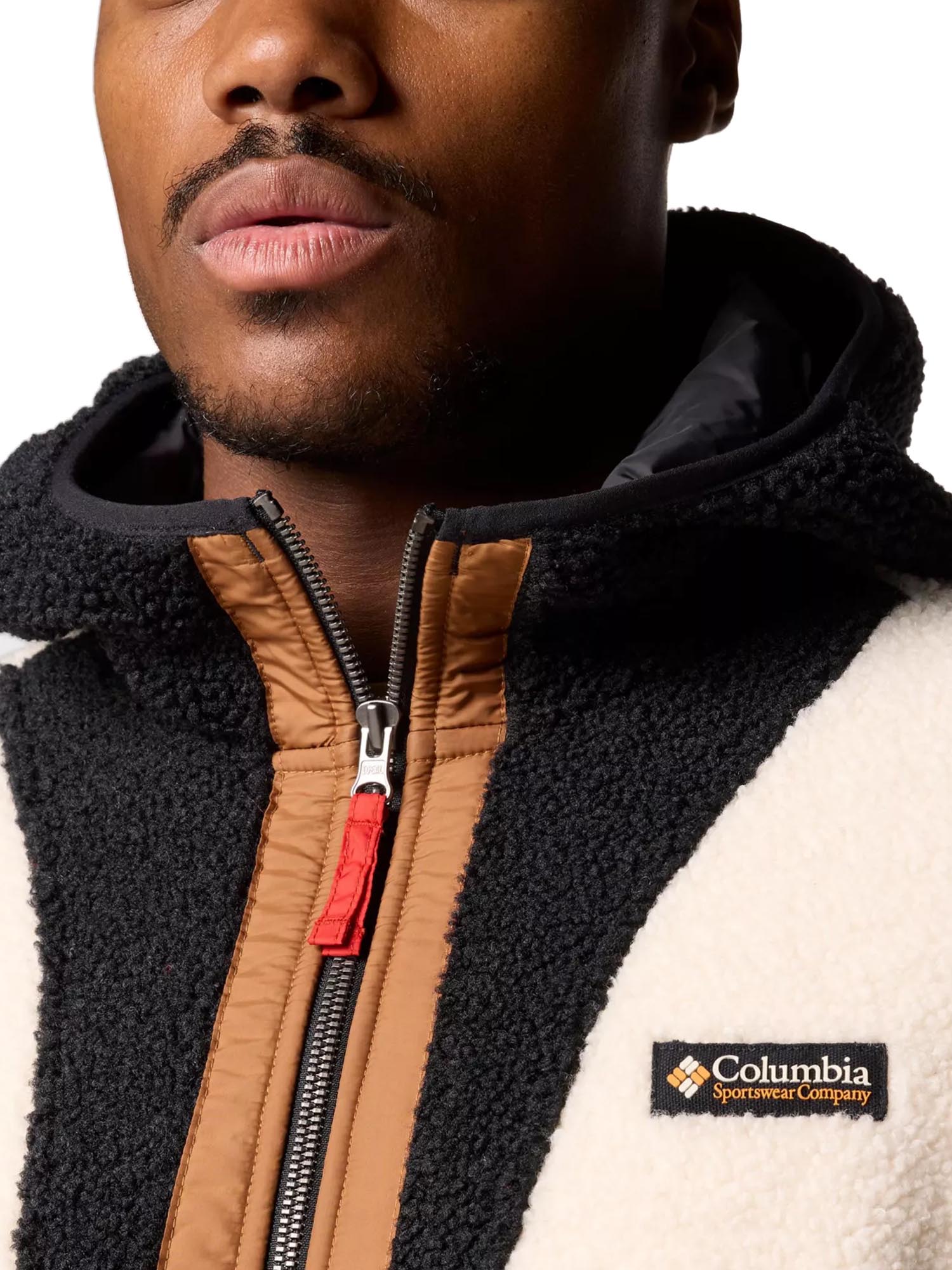 Columbia Giacca in pile Sherpa con cappuccio Backbowl™ II Remastered da uomo Nero