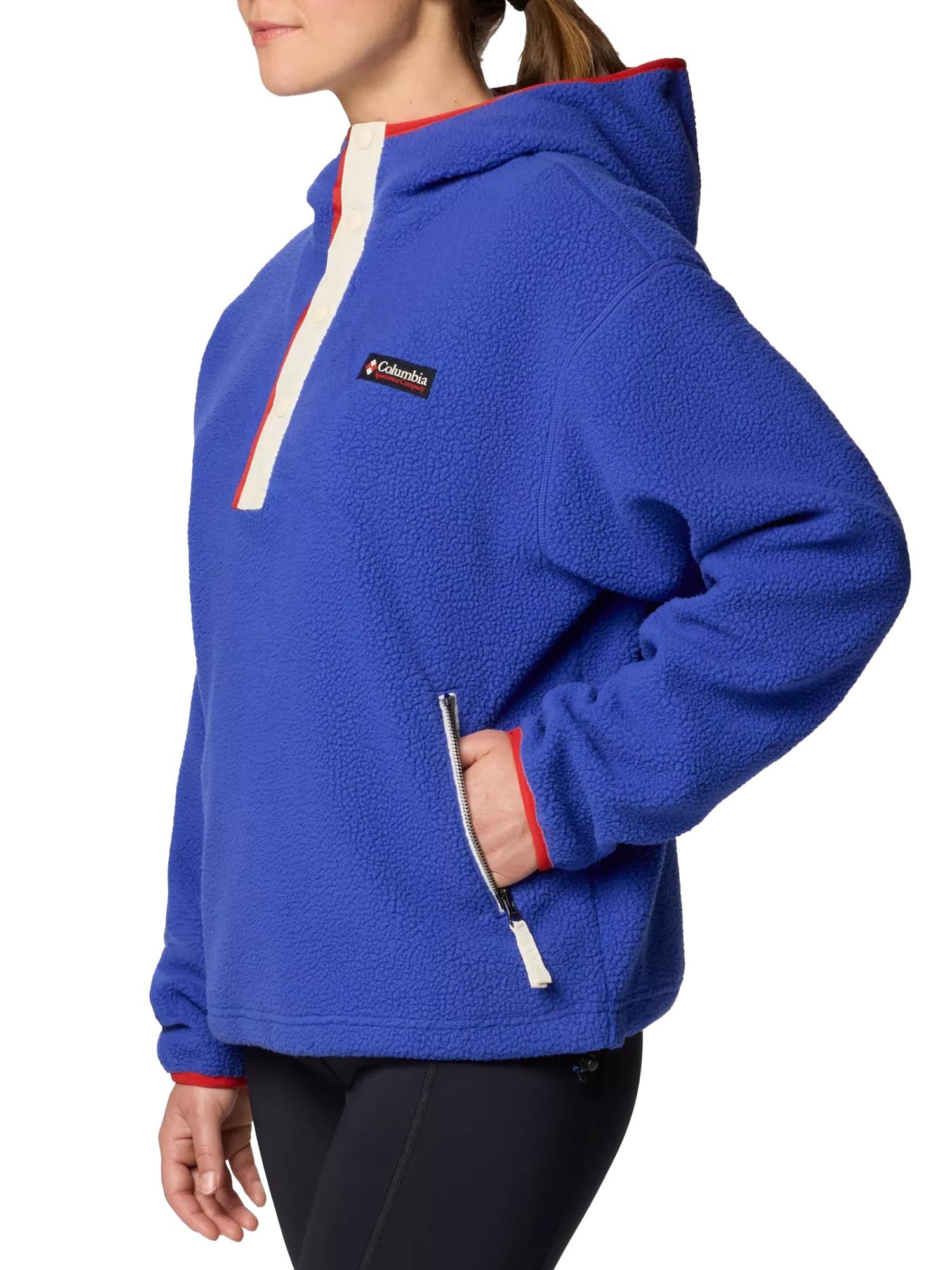 Columbia Pile Sherpa con cappuccio Helvetia™ II da donna Blu