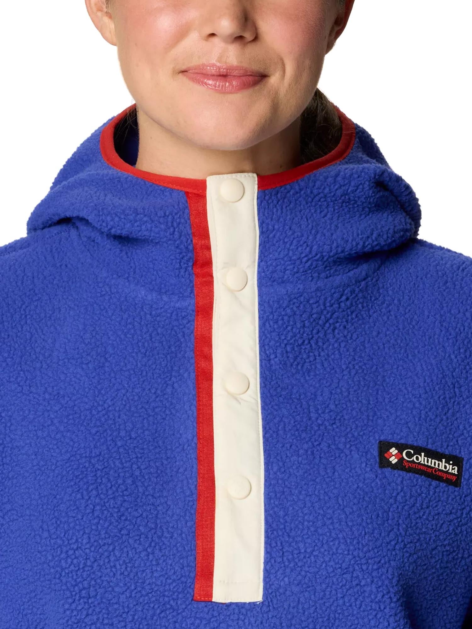 Columbia Pile Sherpa con cappuccio Helvetia™ II da donna Blu