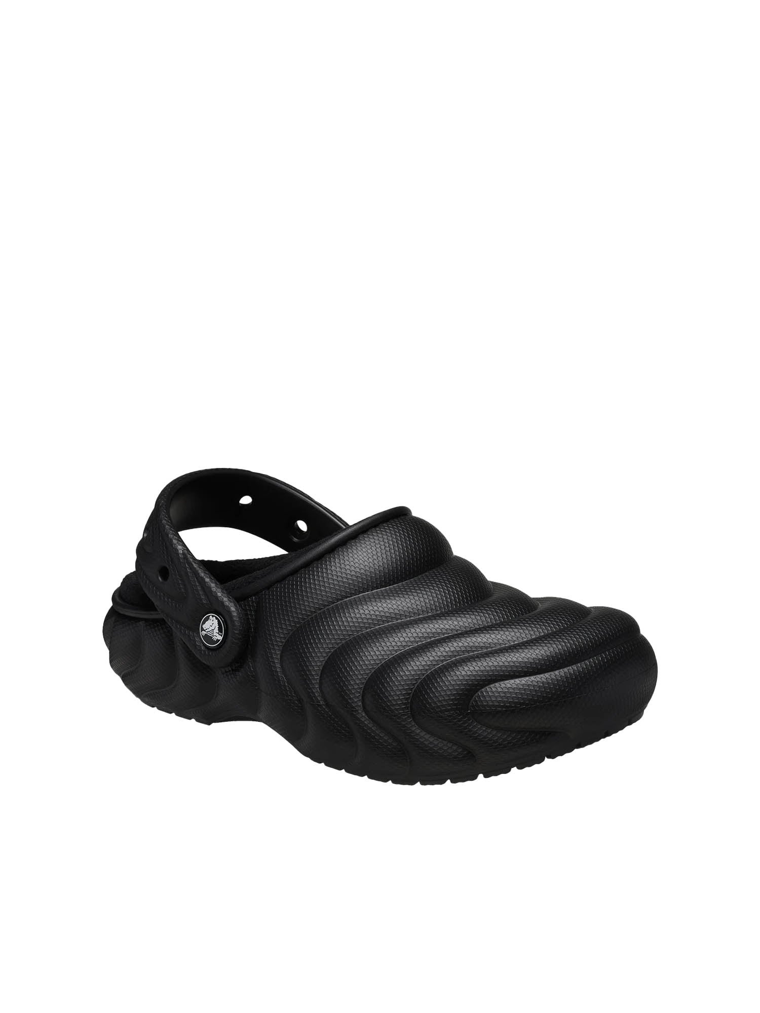 Crocs Scarpe Classic Lined Overpuff Clog Nero