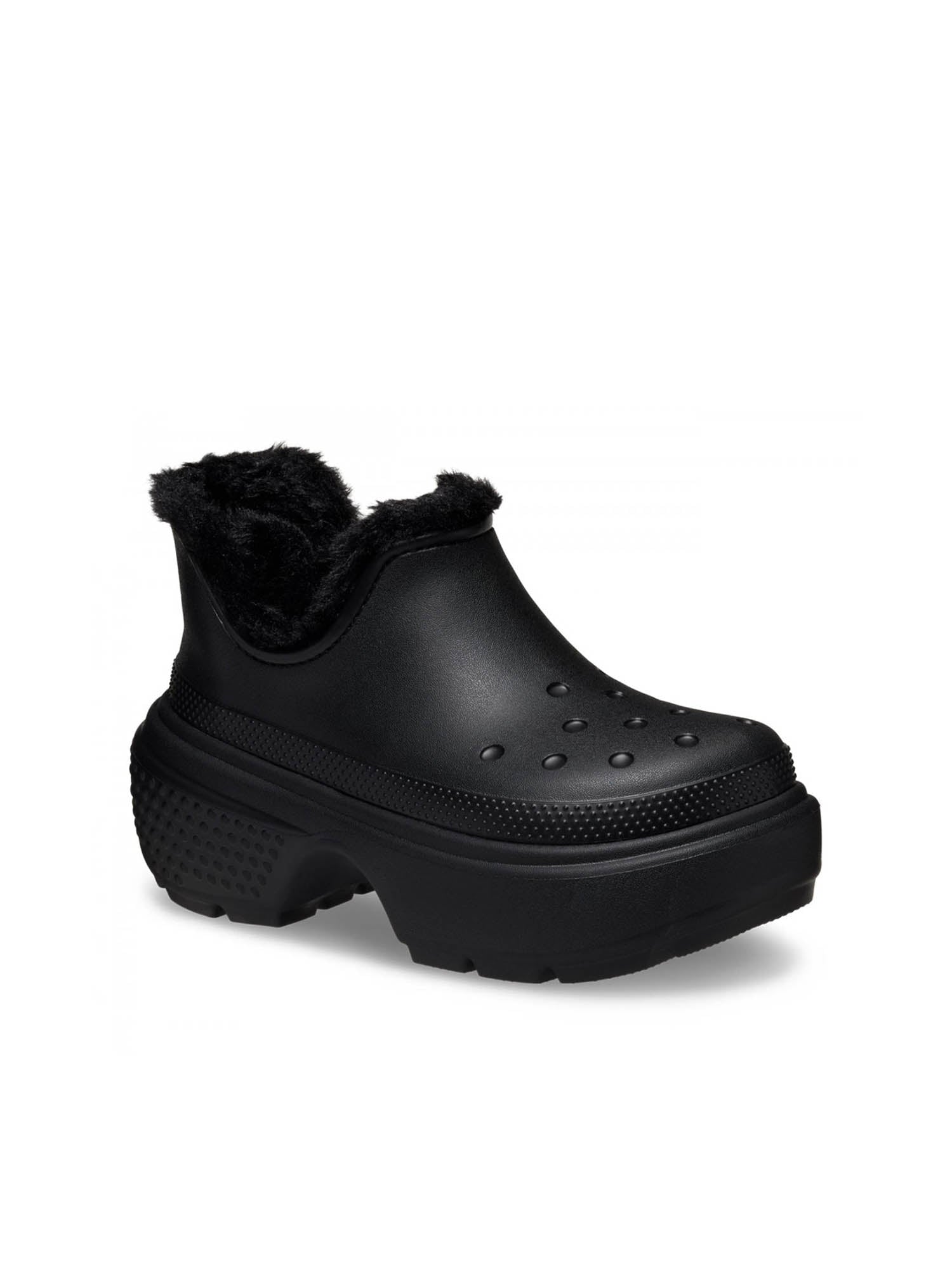 Crocs Stivaletti Stomp Lined Shorty Boot Nero