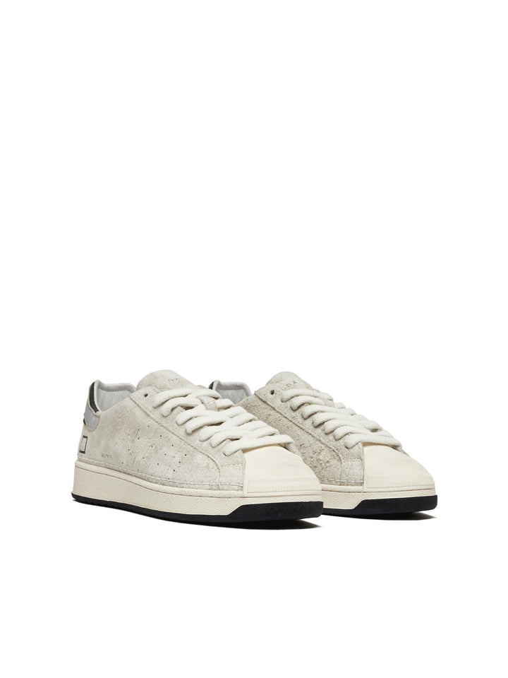 D.a.t.e. Base Mixed Sneakers Bianco