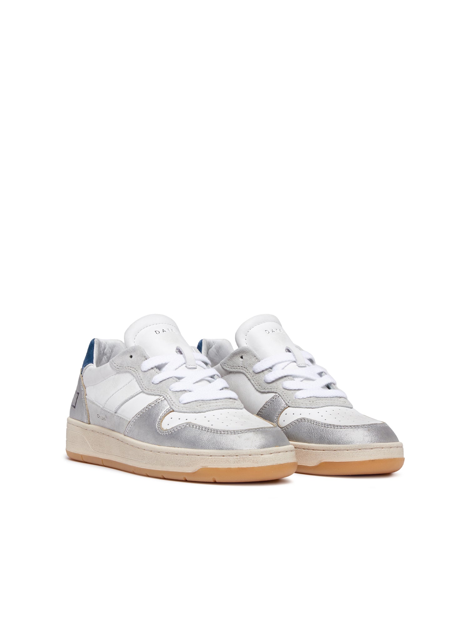 D.a.t.e. Court 2.0 Laminated Sneakers Bianco