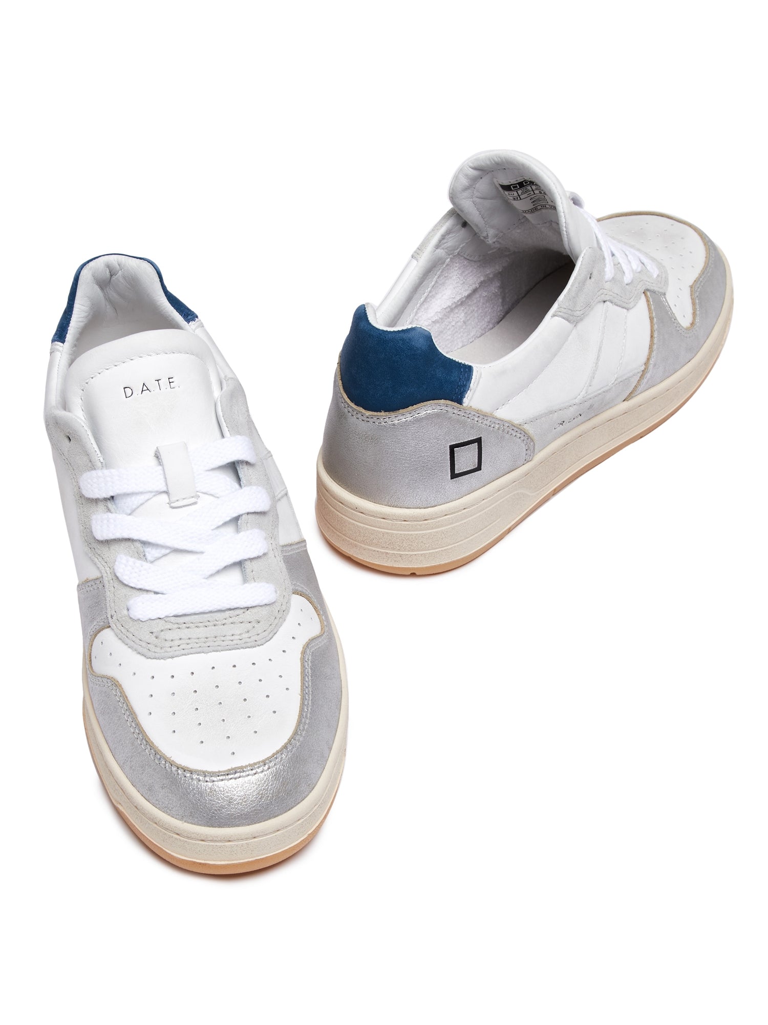 D.a.t.e. Court 2.0 Laminated Sneakers Bianco