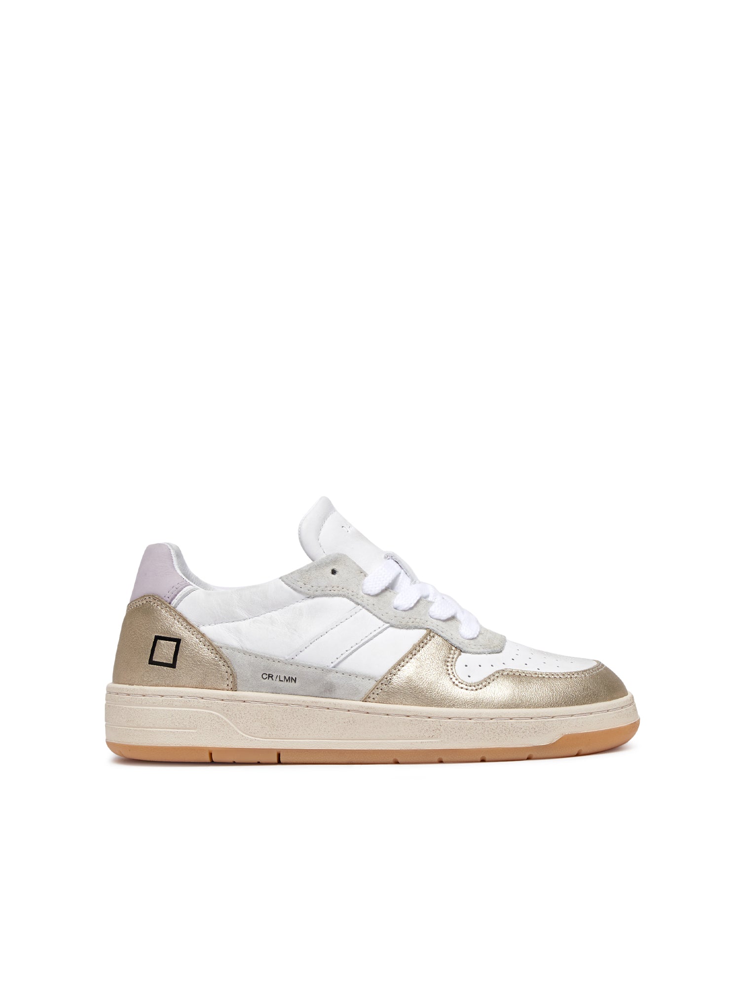 D.a.t.e. Court 2.0 Laminated Sneakers Bianco