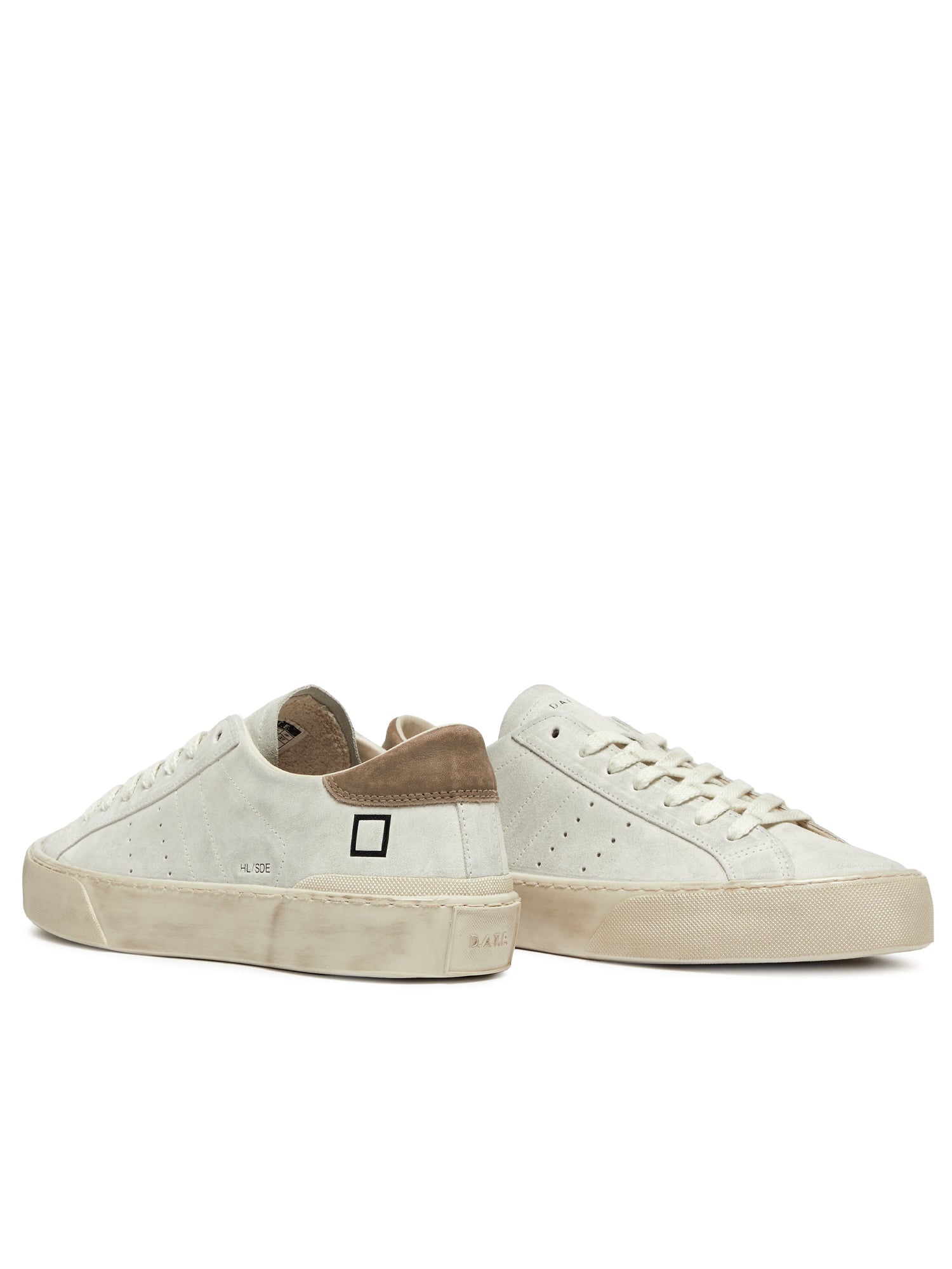 D.a.t.e. Hill Low Suede Sneakers Bianco