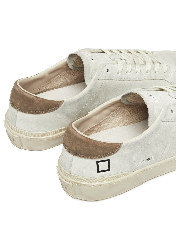 D.a.t.e. Hill Low Suede Sneakers Bianco