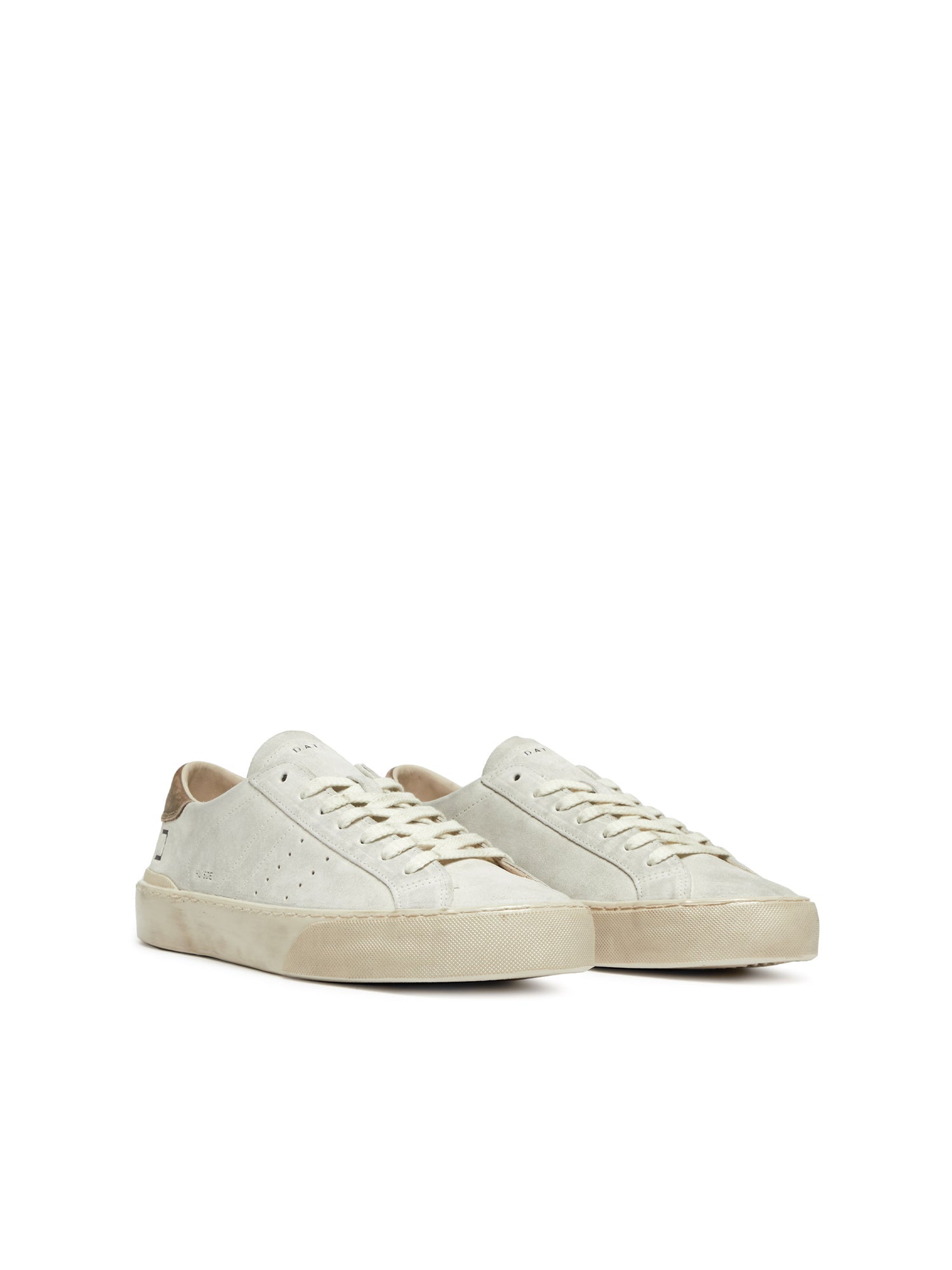 D.a.t.e. Hill Low Suede Sneakers Bianco