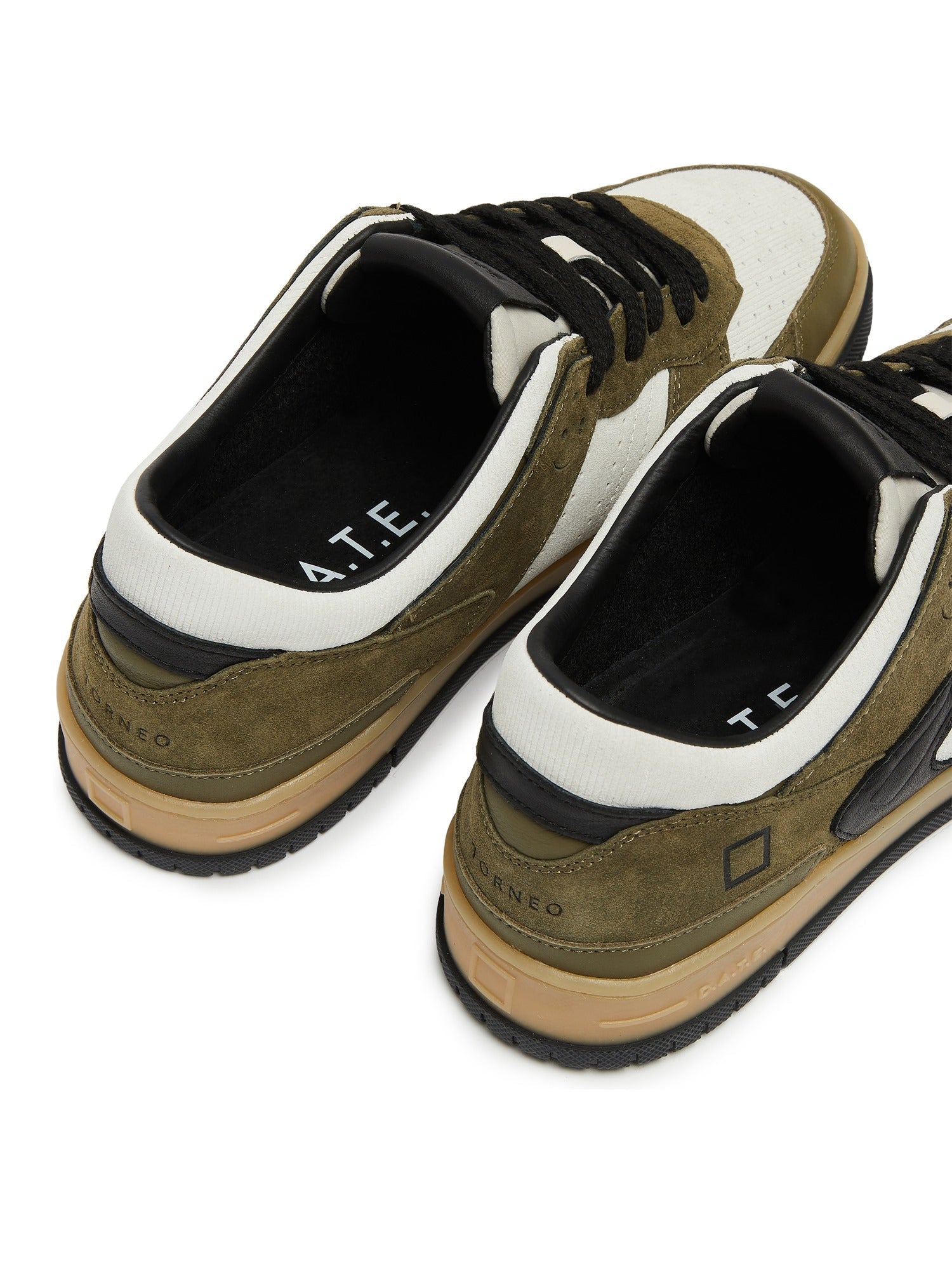 D.a.t.e. Torneo Striped Sneakers Verde