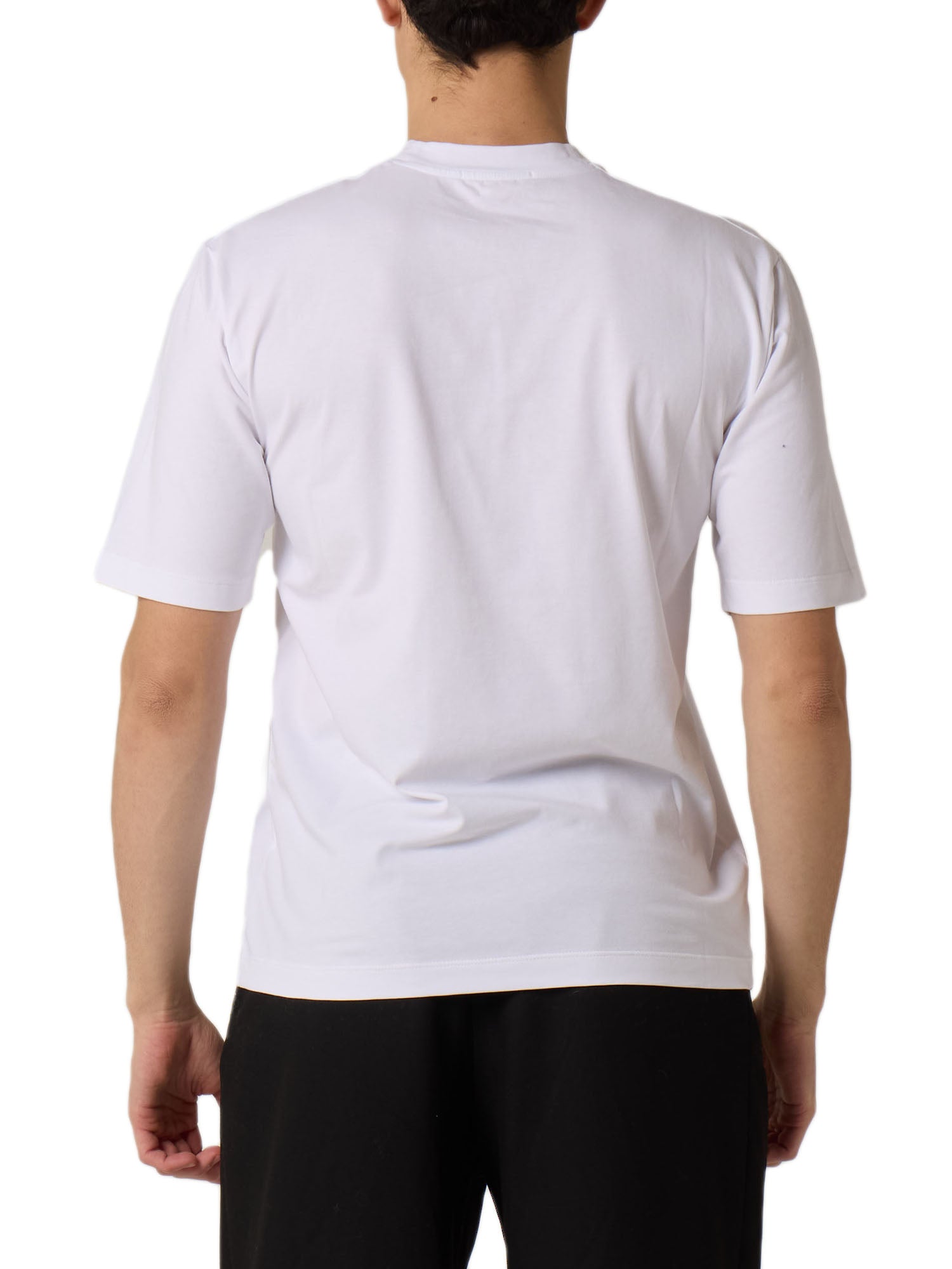 Daniele Fiesoli T-shirt Mezzo Lupetto Bianco