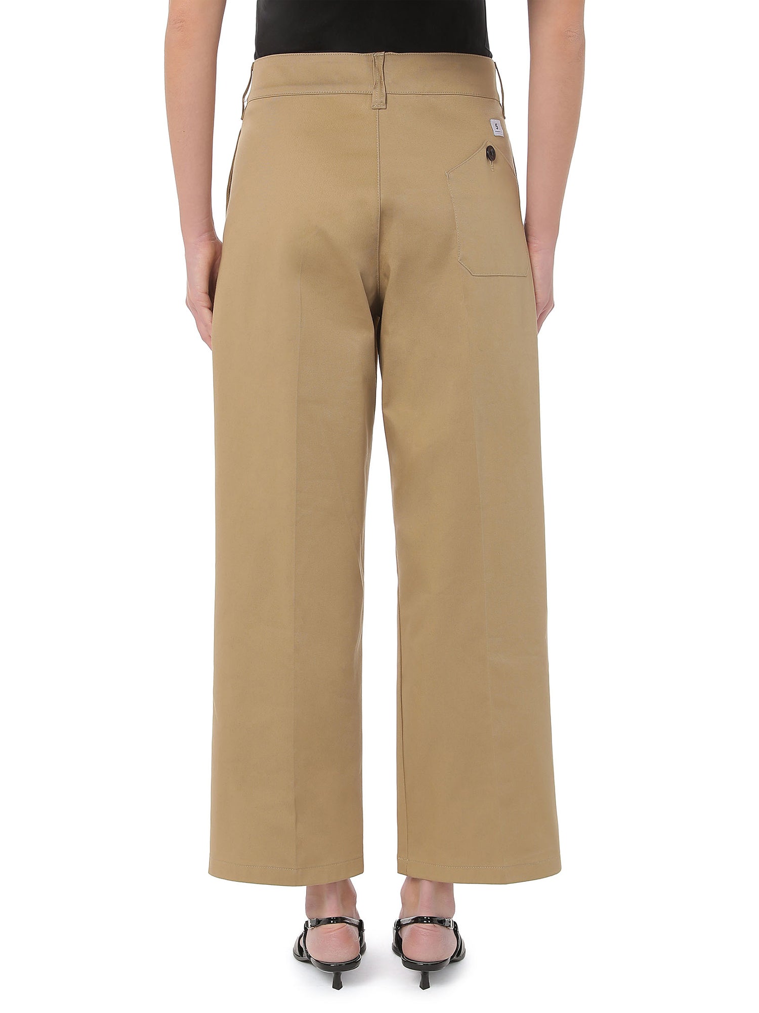 Department Five Due Pant Culotte Gabardina Verde