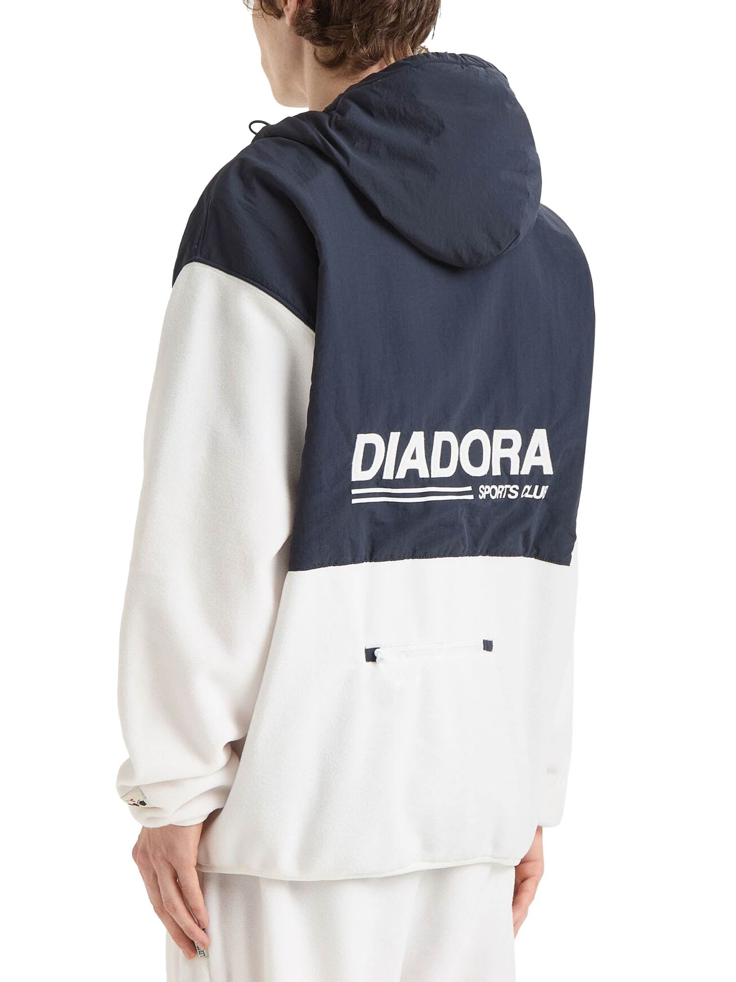 Diadora Hoodie Sherpa Legacy Blu