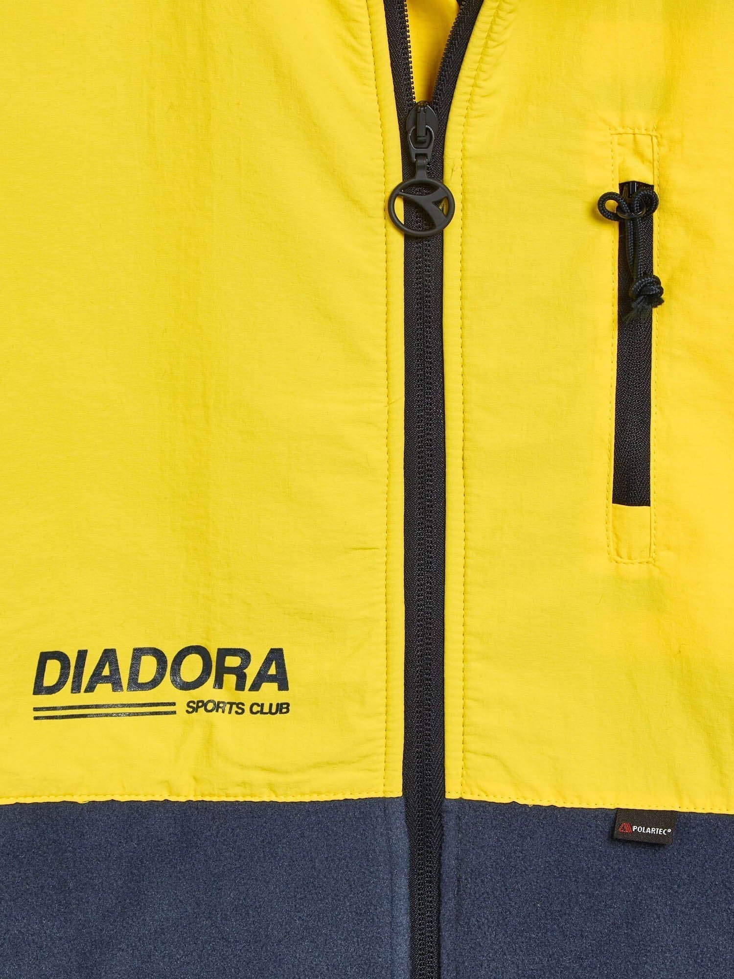 Diadora Hoodie Sherpa Legacy Giallo